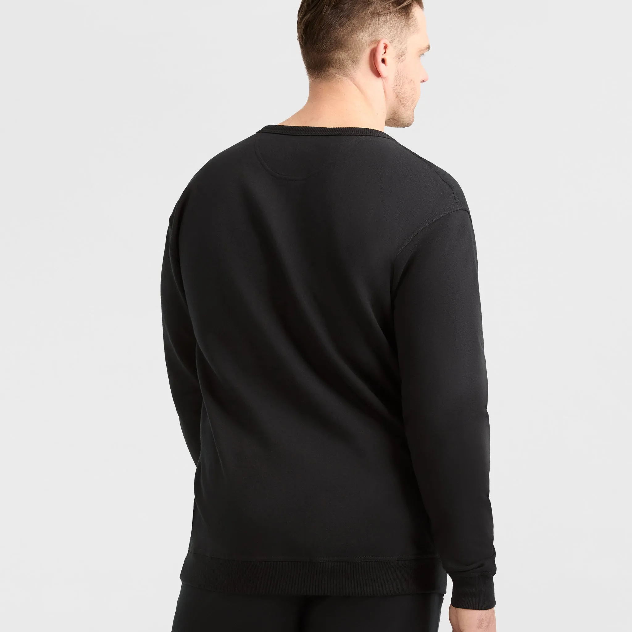 Powerblend Crewneck Sweatshirt, Script Logo - Big & Tall Urban Street Look
