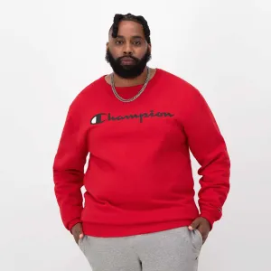 Powerblend Crewneck Sweatshirt, Script Logo - Big & Tall Urban Street Look