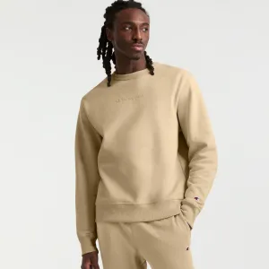 Powerblend Crewneck Sweatshirt, Tonal Script Logo Urban Street Look