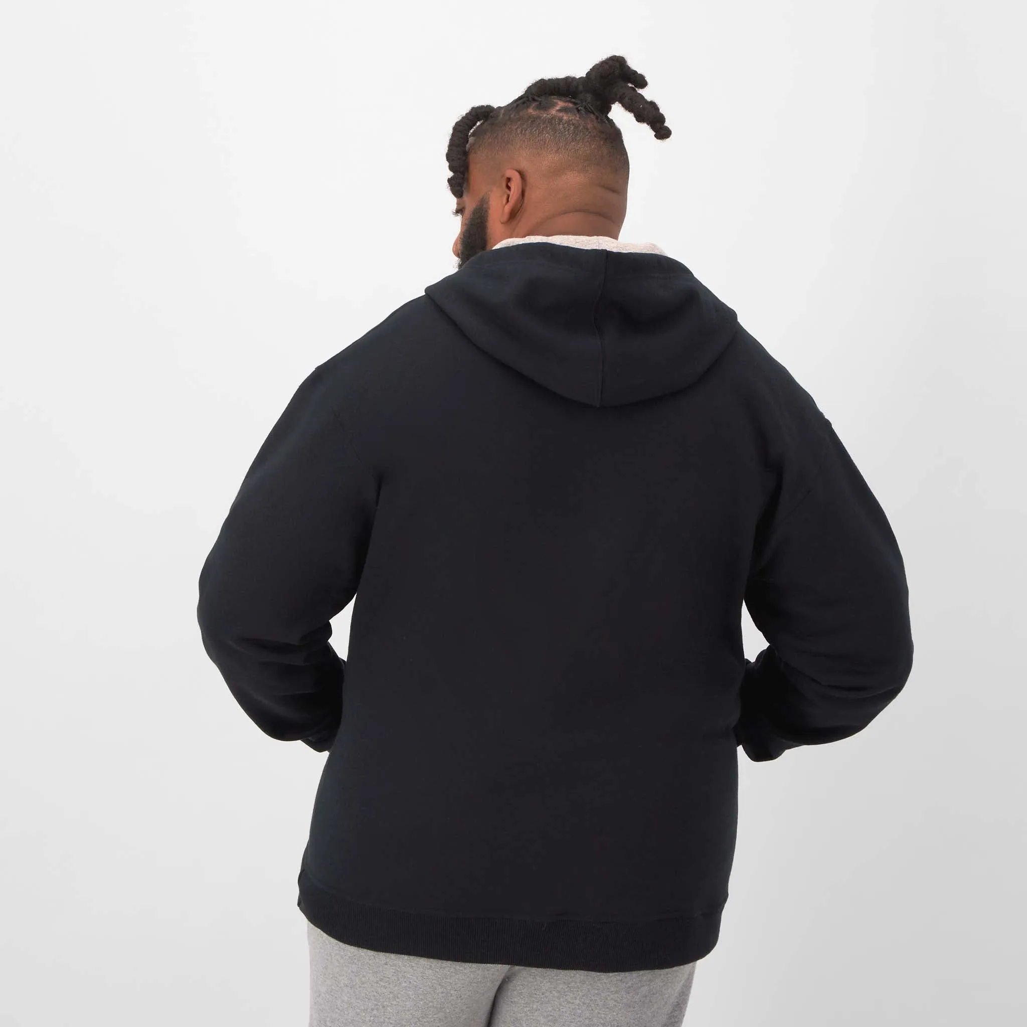 Powerblend Full Zip Hoodie, C Logo - Big & Tall Urban Street Look