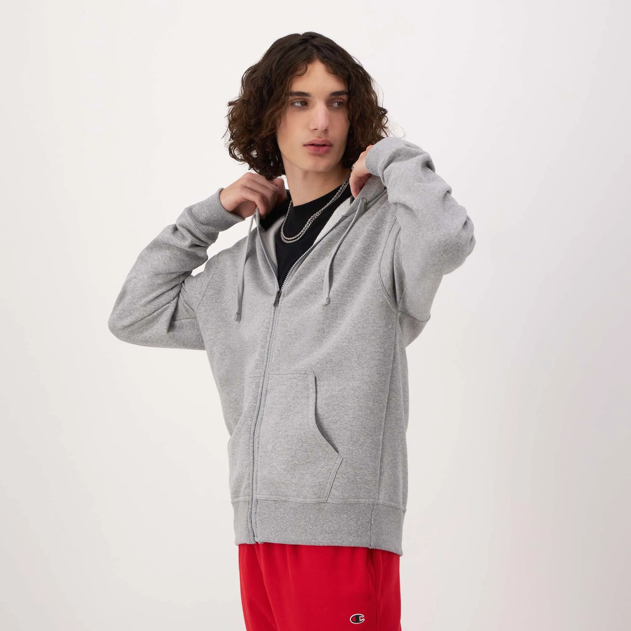 Powerblend Full-Zip Hoodie, C Logo Urban Street Look