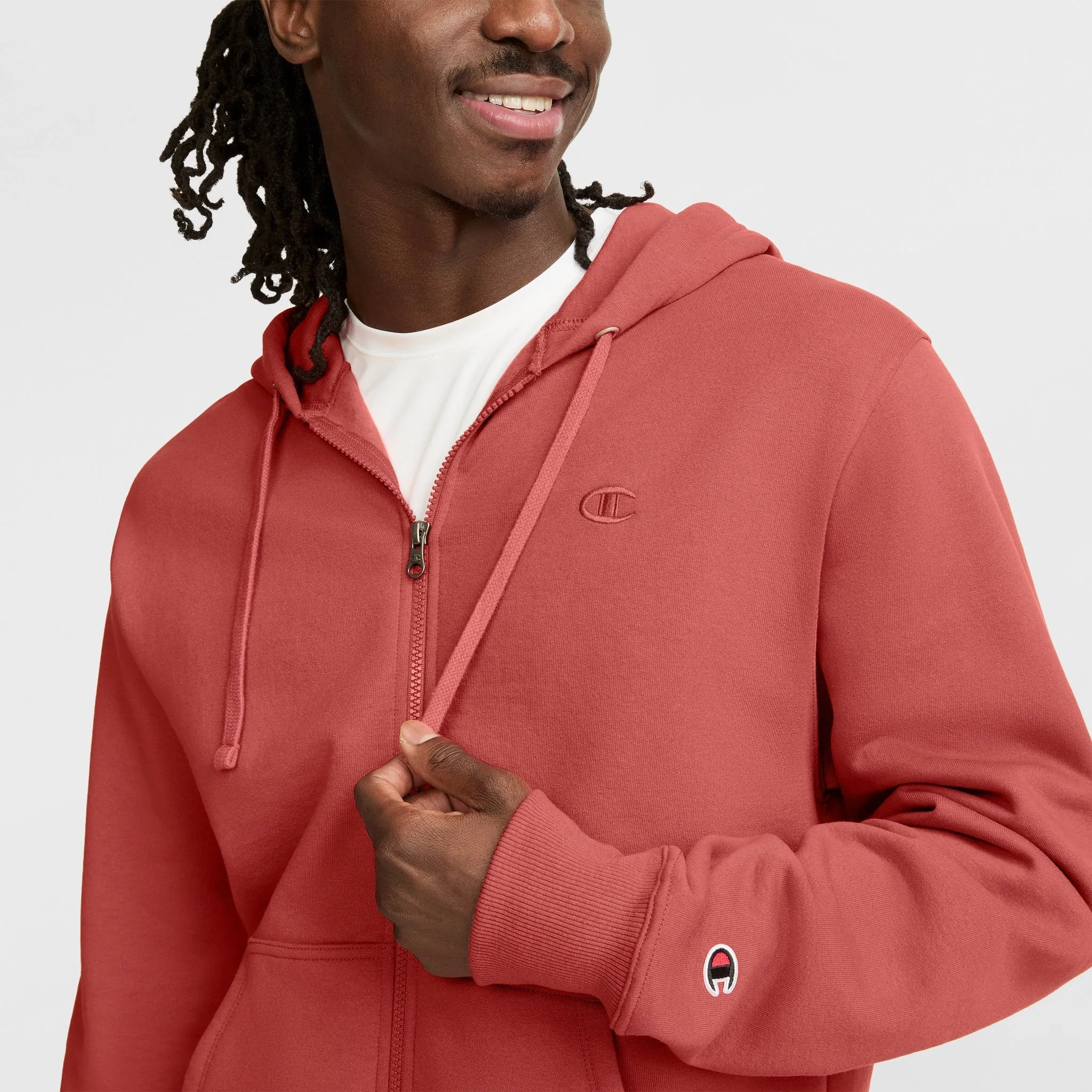 Powerblend Full-Zip Hoodie, C Logo Urban Street Look