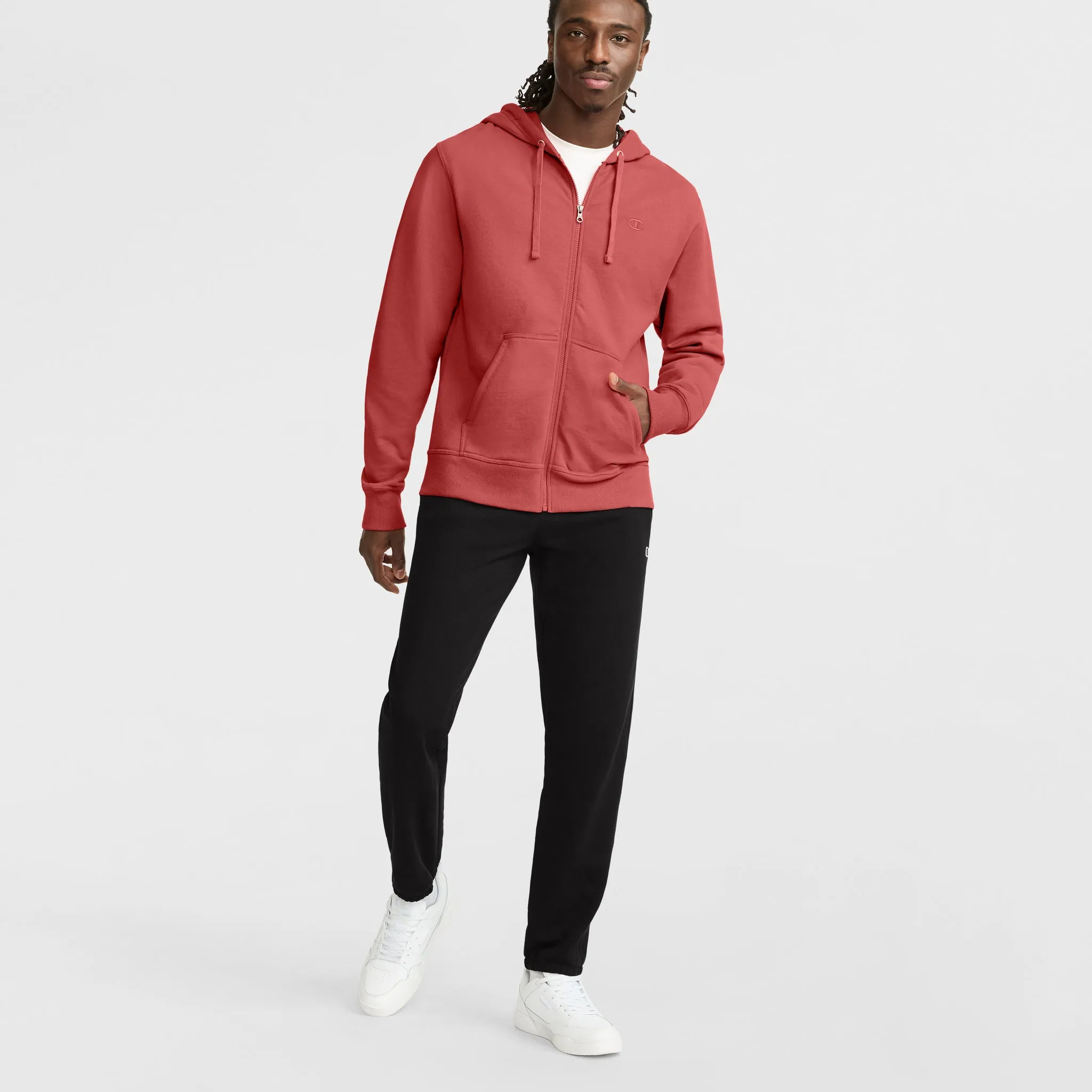 Powerblend Full-Zip Hoodie, C Logo Urban Street Look