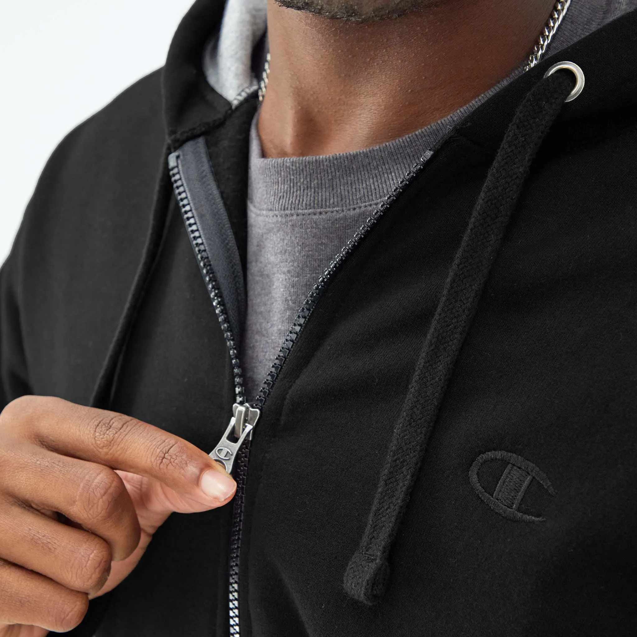 Powerblend Full-Zip Hoodie, C Logo Urban Street Look