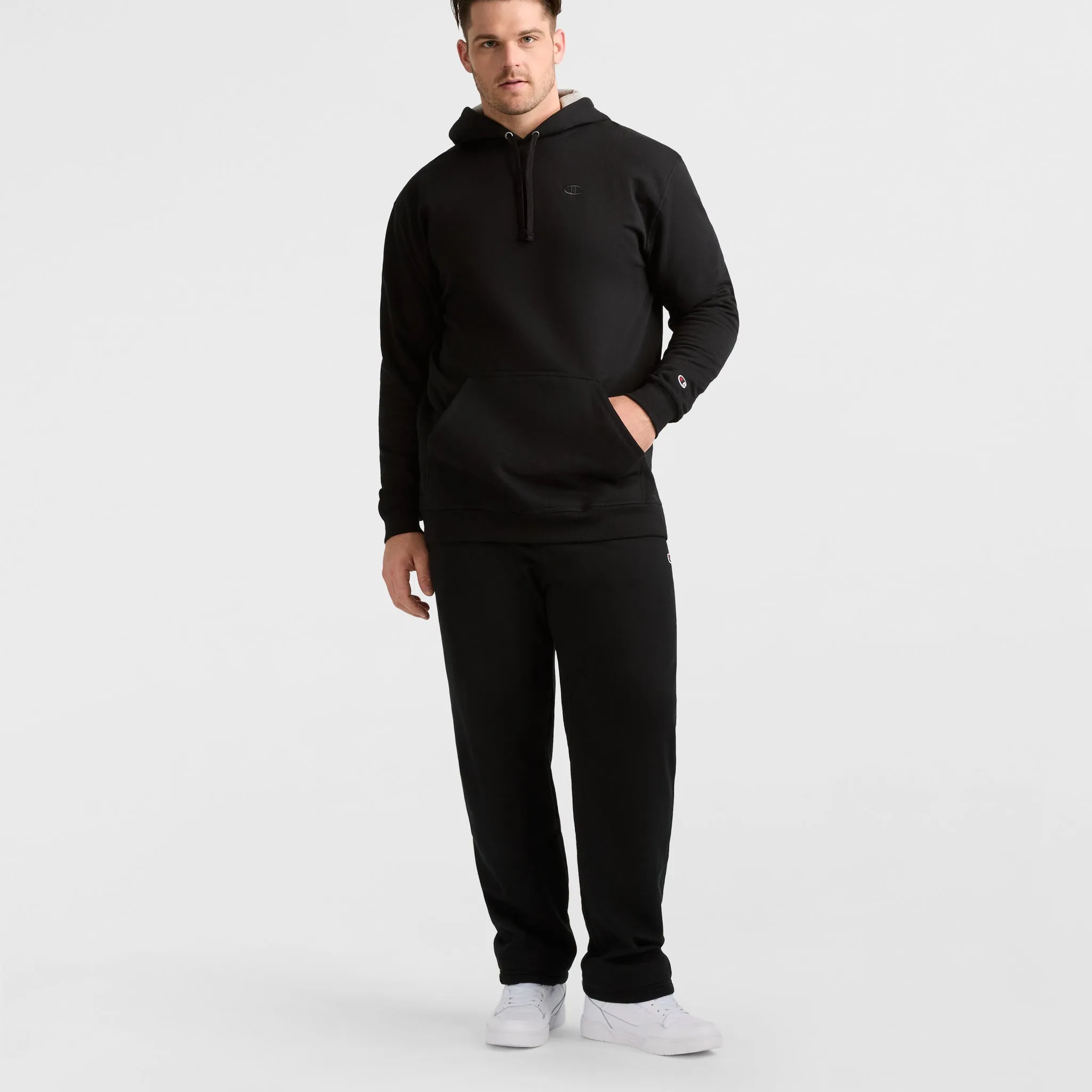 Powerblend Hoodie, C Logo - Big & Tall Urban Street Look