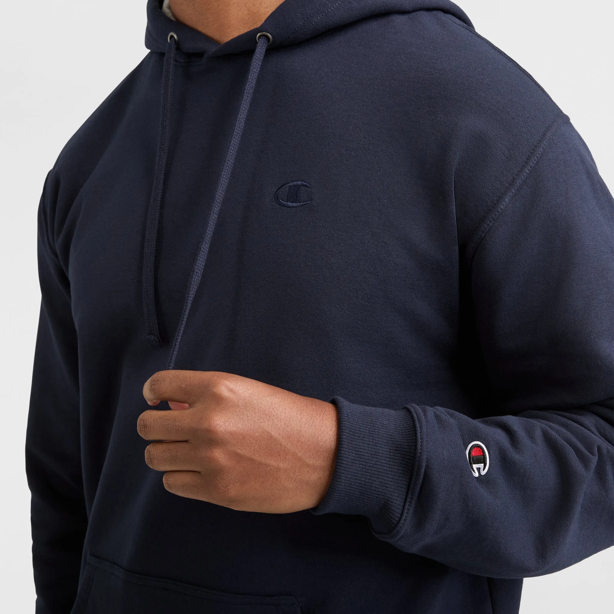 Powerblend Hoodie, C Logo - Big & Tall Urban Street Look