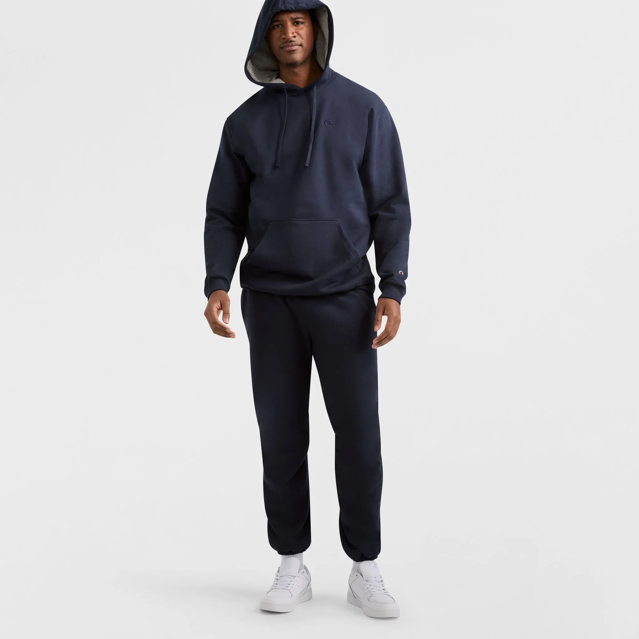 Powerblend Hoodie, C Logo - Big & Tall Urban Street Look