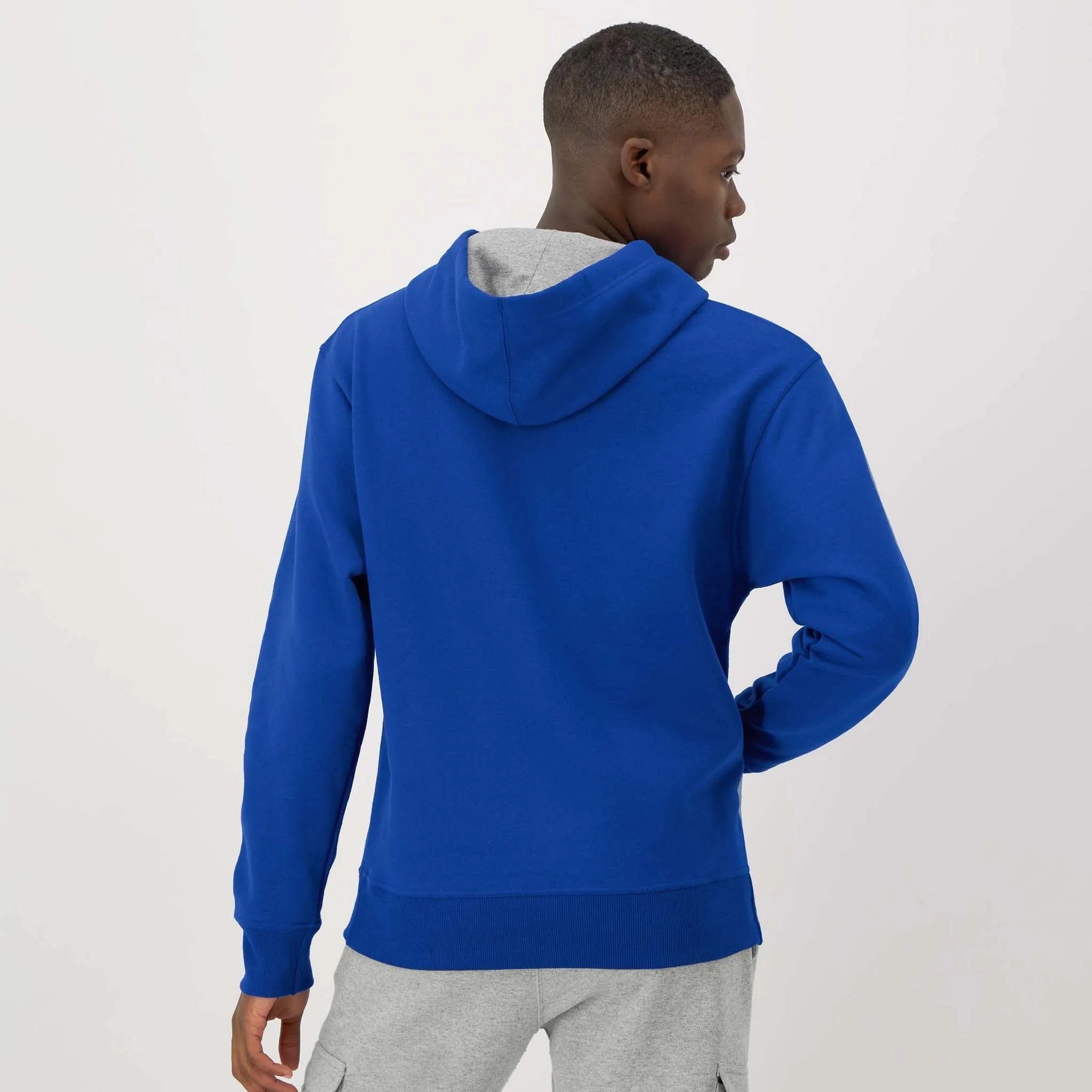Powerblend Hoodie, Full Script Logo Urban Street Look