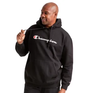 Powerblend Hoodie, Script Logo - Big & Tall Urban Street Look