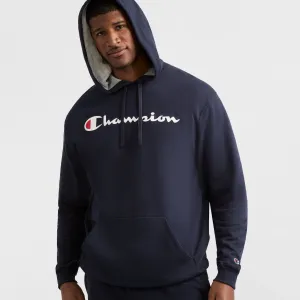 Powerblend Hoodie, Script Logo - Big & Tall Urban Street Look