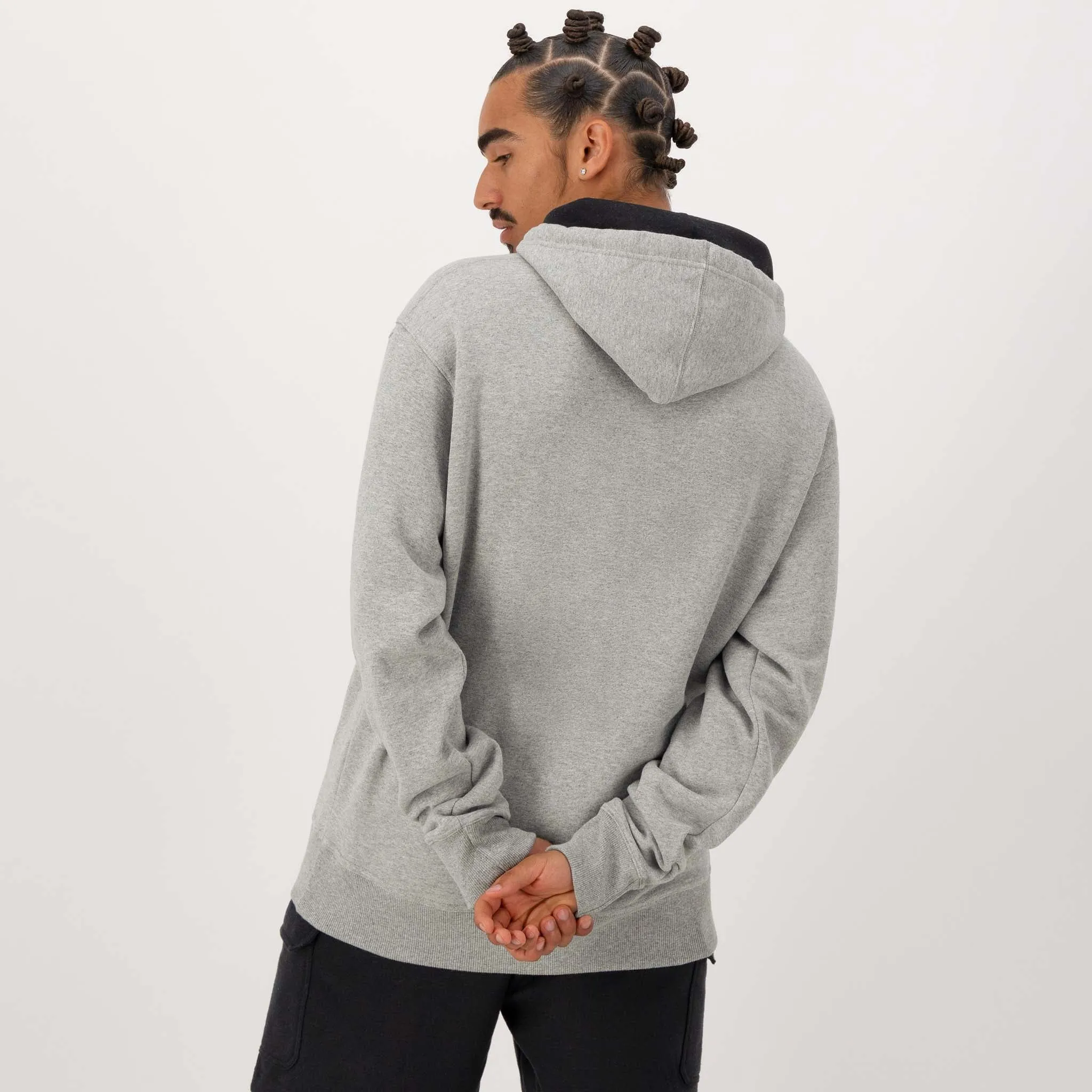 Powerblend Hoodie, Tonal Script Logo Urban Street Look
