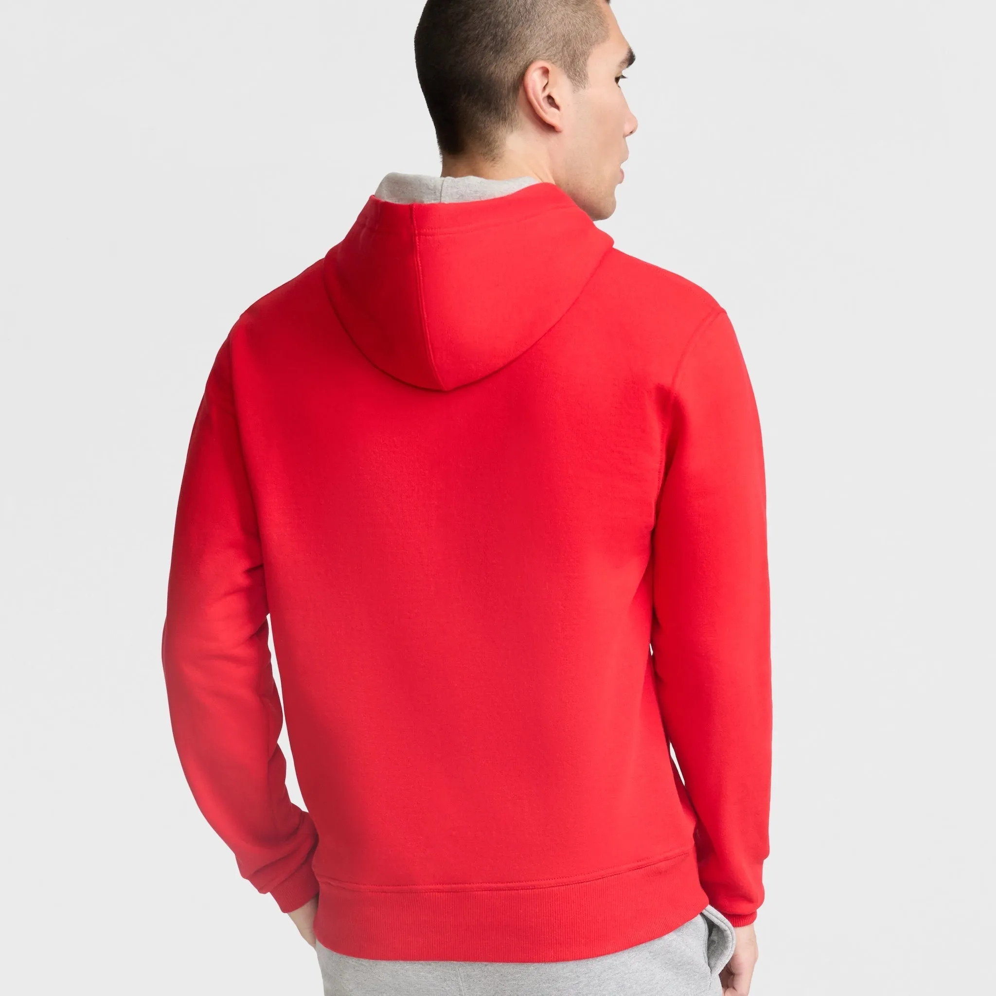 Powerblend Hoodie, Tonal Script Logo Urban Street Look