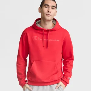 Powerblend Hoodie, Tonal Script Logo Urban Street Look