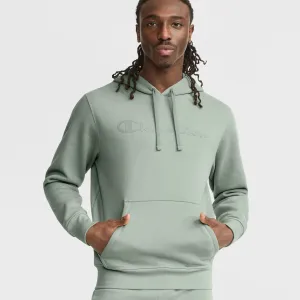 Powerblend Hoodie, Tonal Script Logo Urban Street Look