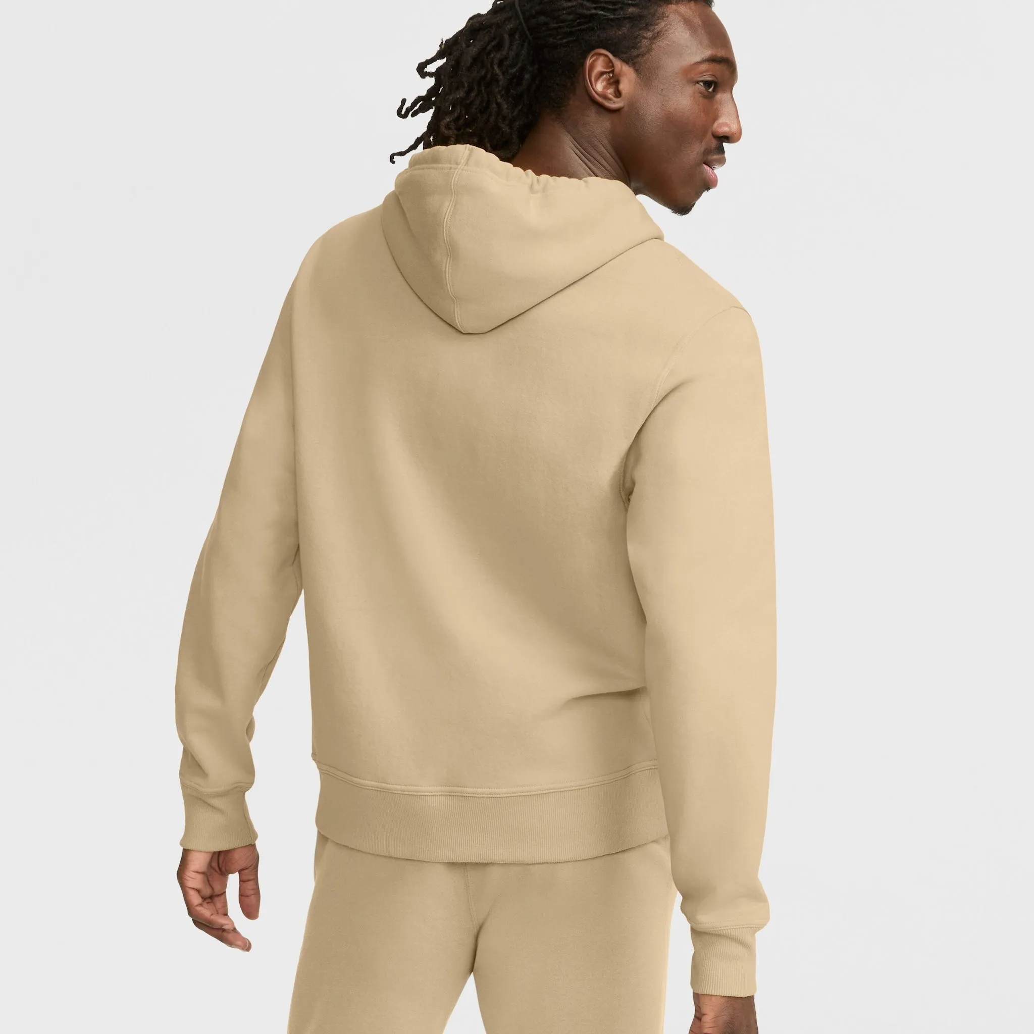 Powerblend Hoodie, Tonal Script Logo Urban Street Look