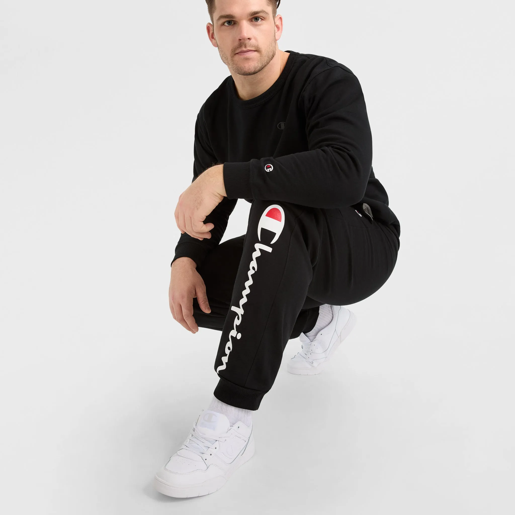 Powerblend Joggers, Script Logo - Big & Tall Lounge & Leisure