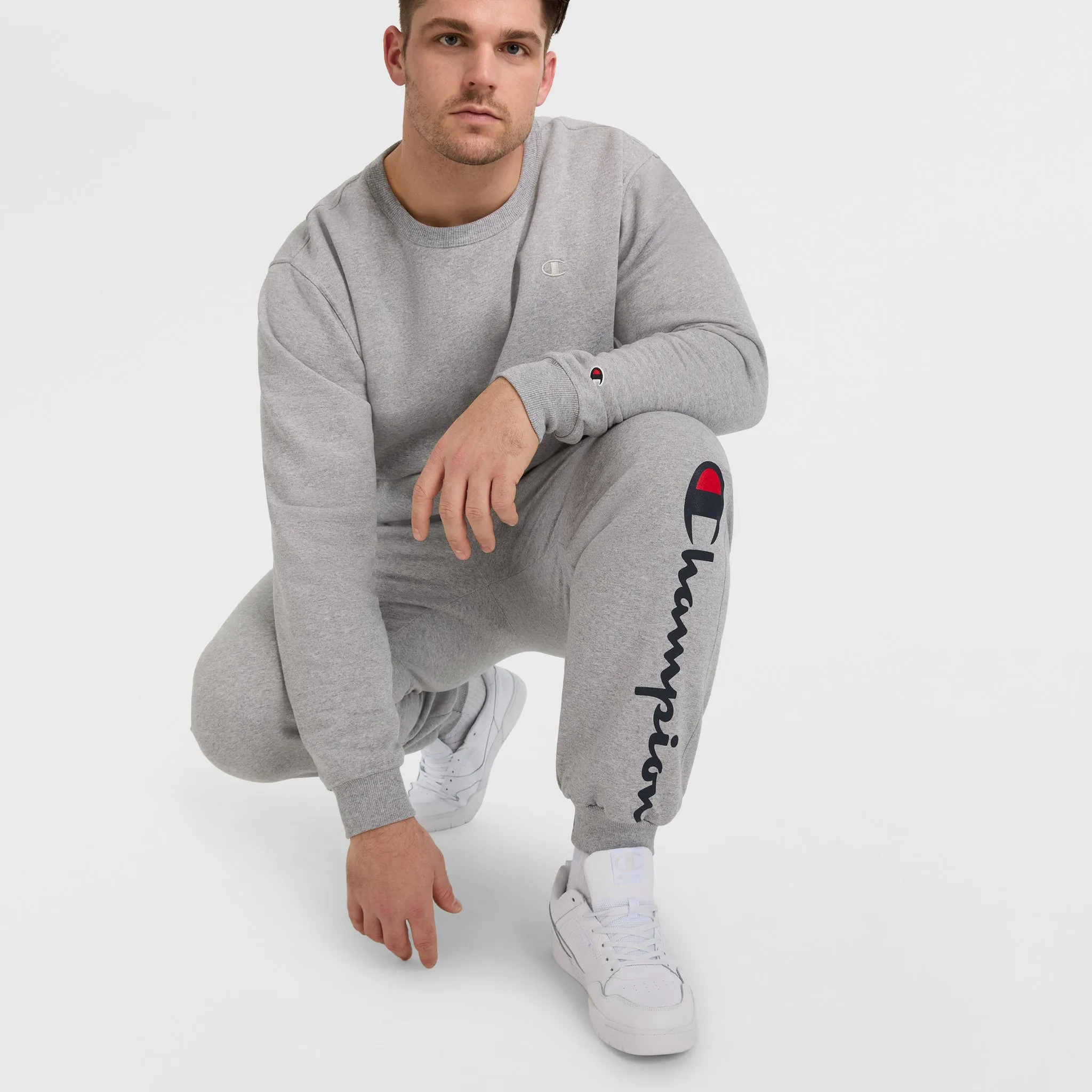 Powerblend Joggers, Script Logo - Big & Tall Lounge & Leisure
