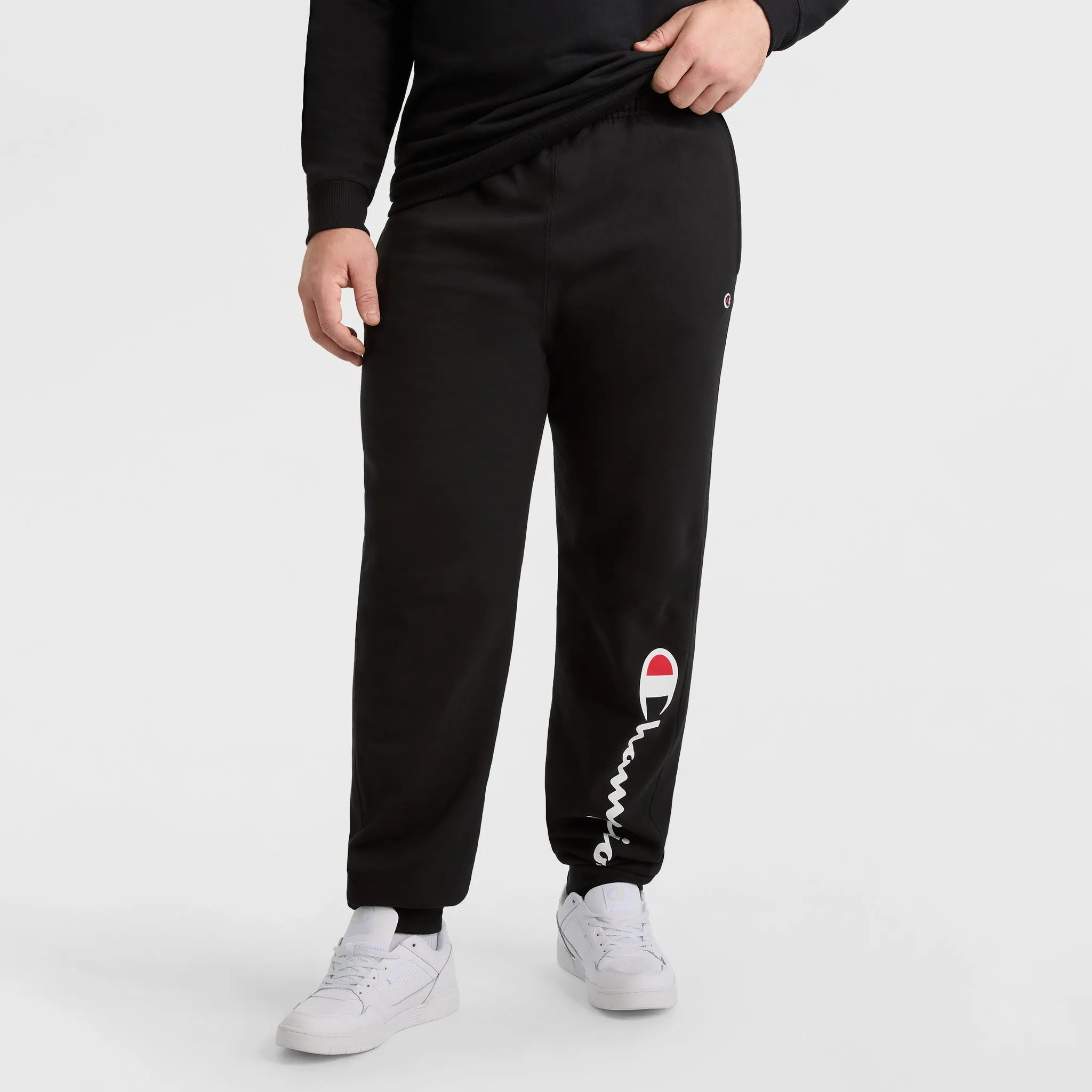 Powerblend Joggers, Script Logo - Big & Tall Lounge & Leisure