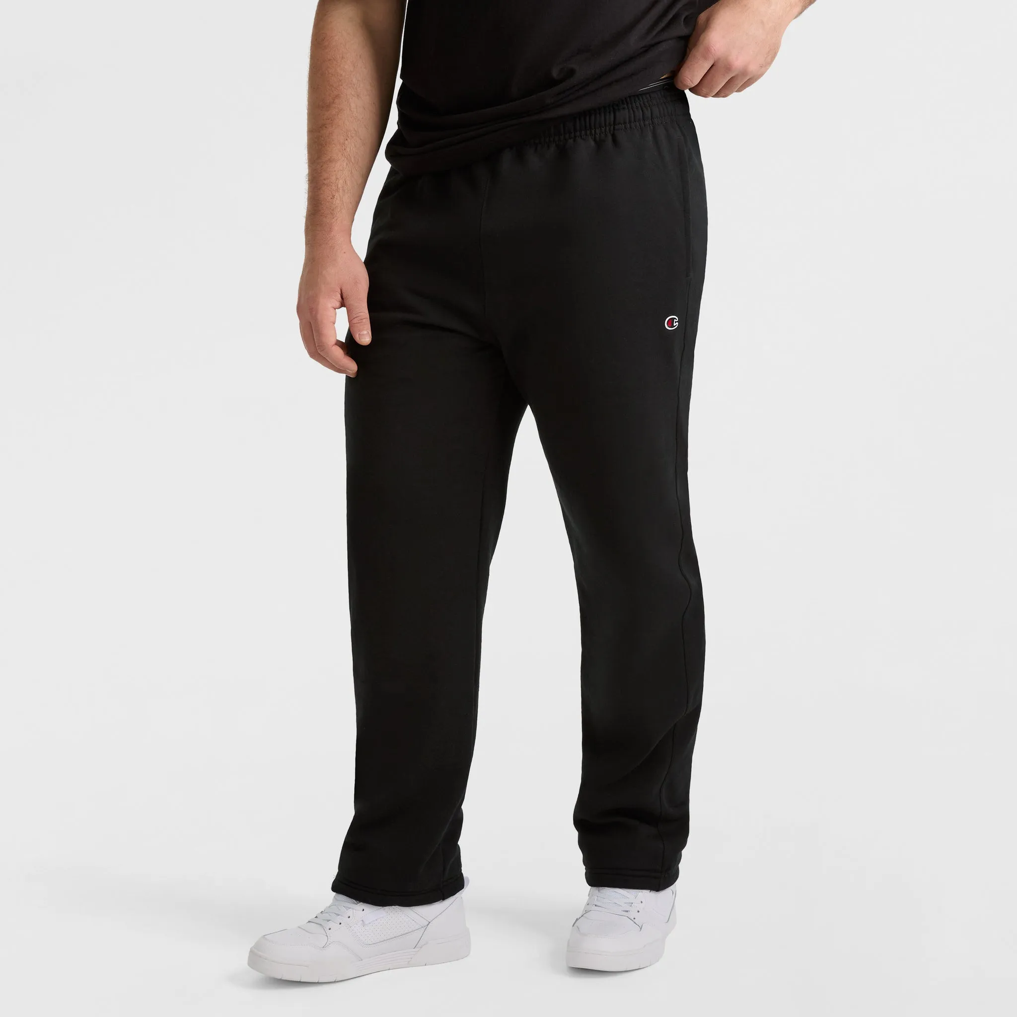 Powerblend Sweatpants, Open Hem, C Logo - Big & Tall Lounge & Leisure