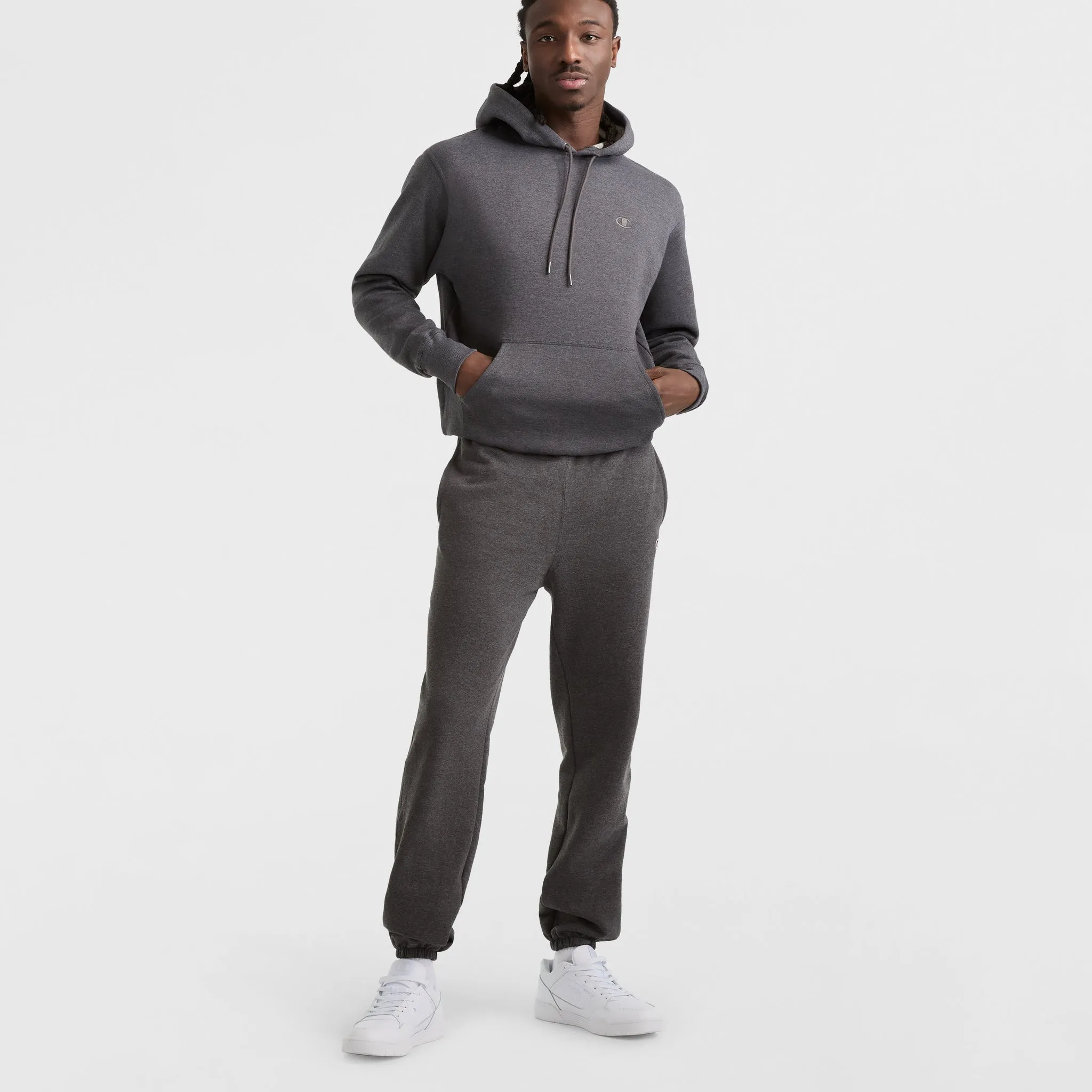 Powerblend Sweatpants, Relaxed Hem, C Logo Lounge & Leisure