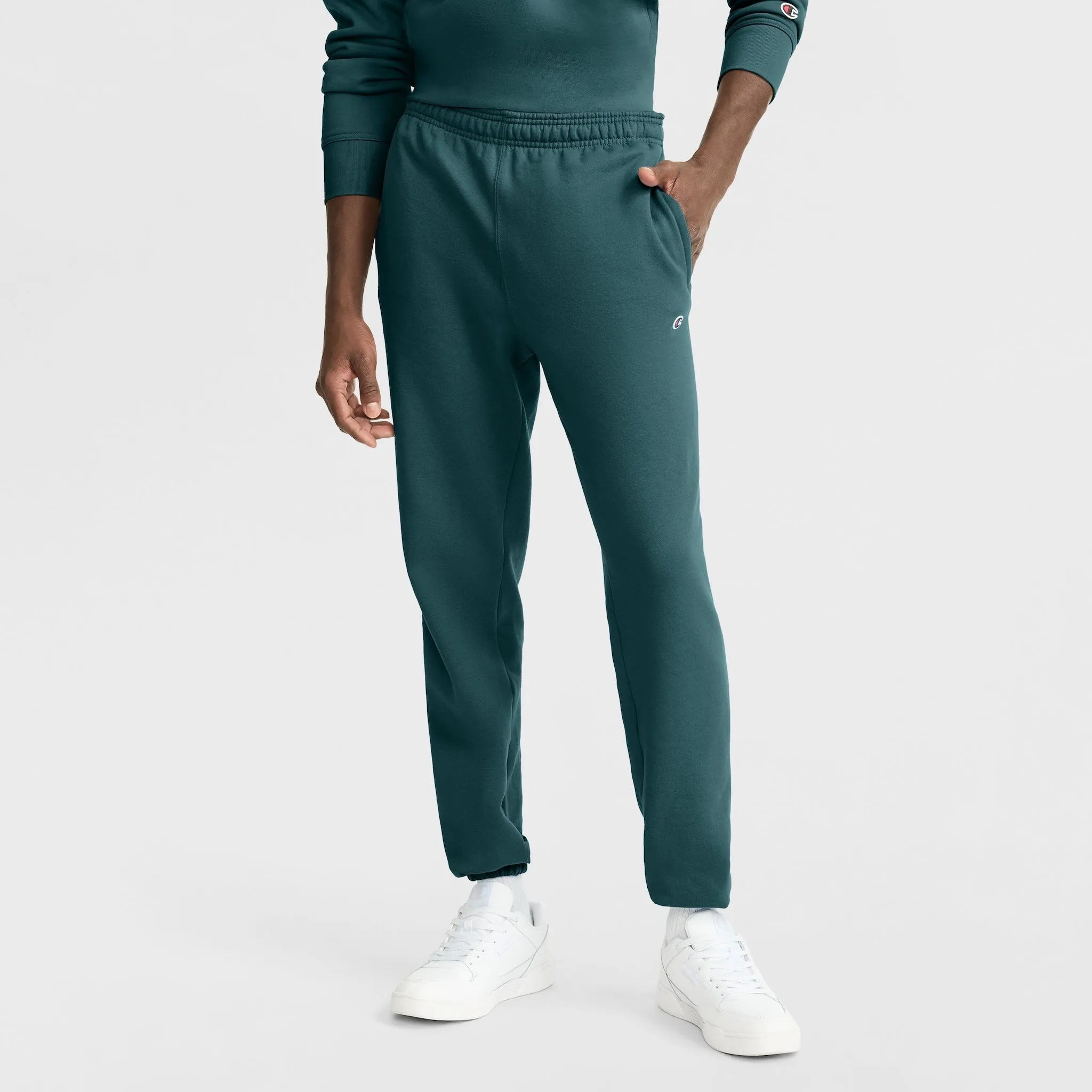 Powerblend Sweatpants, Relaxed Hem, C Logo Lounge & Leisure