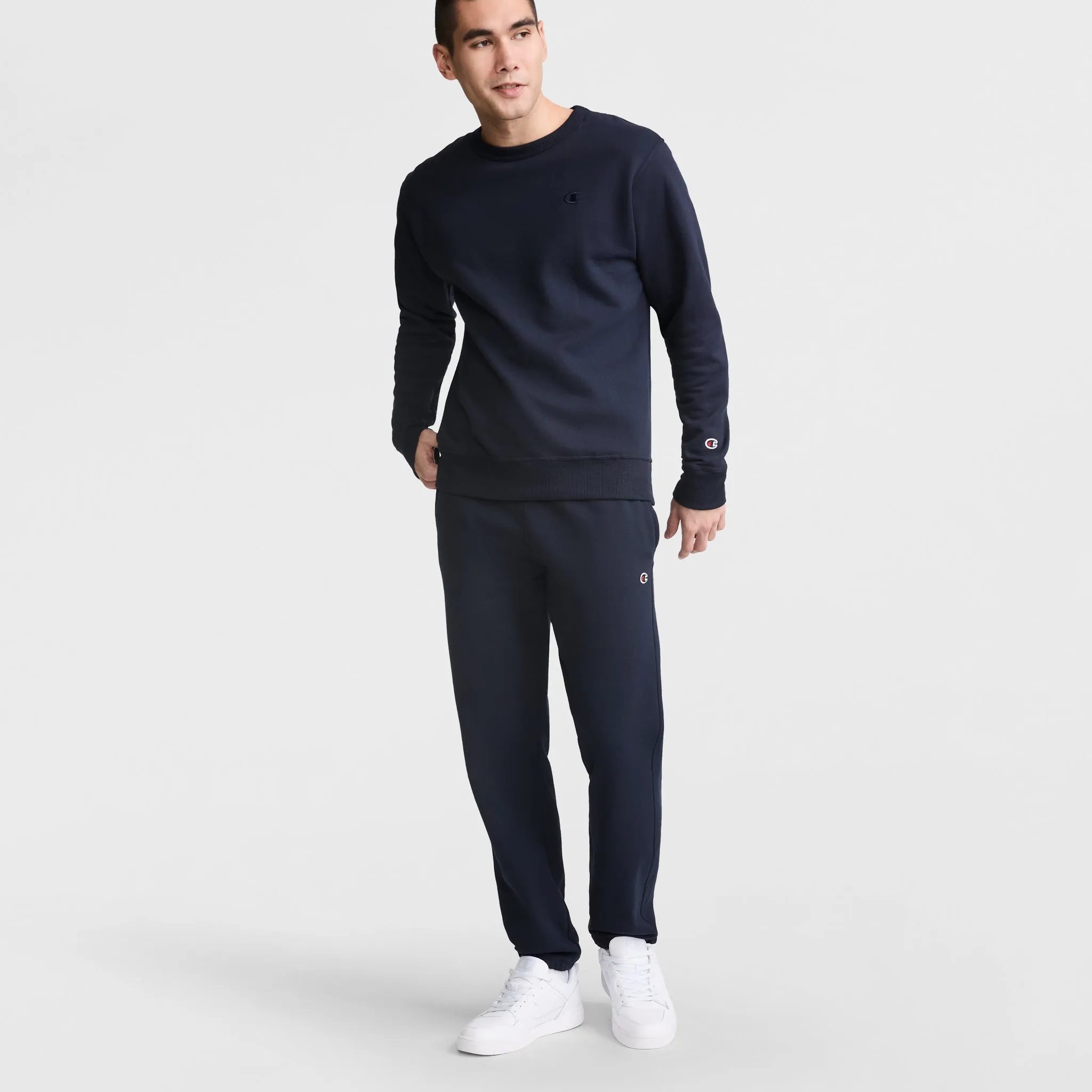Powerblend Sweatpants, Relaxed Hem, C Logo Lounge & Leisure