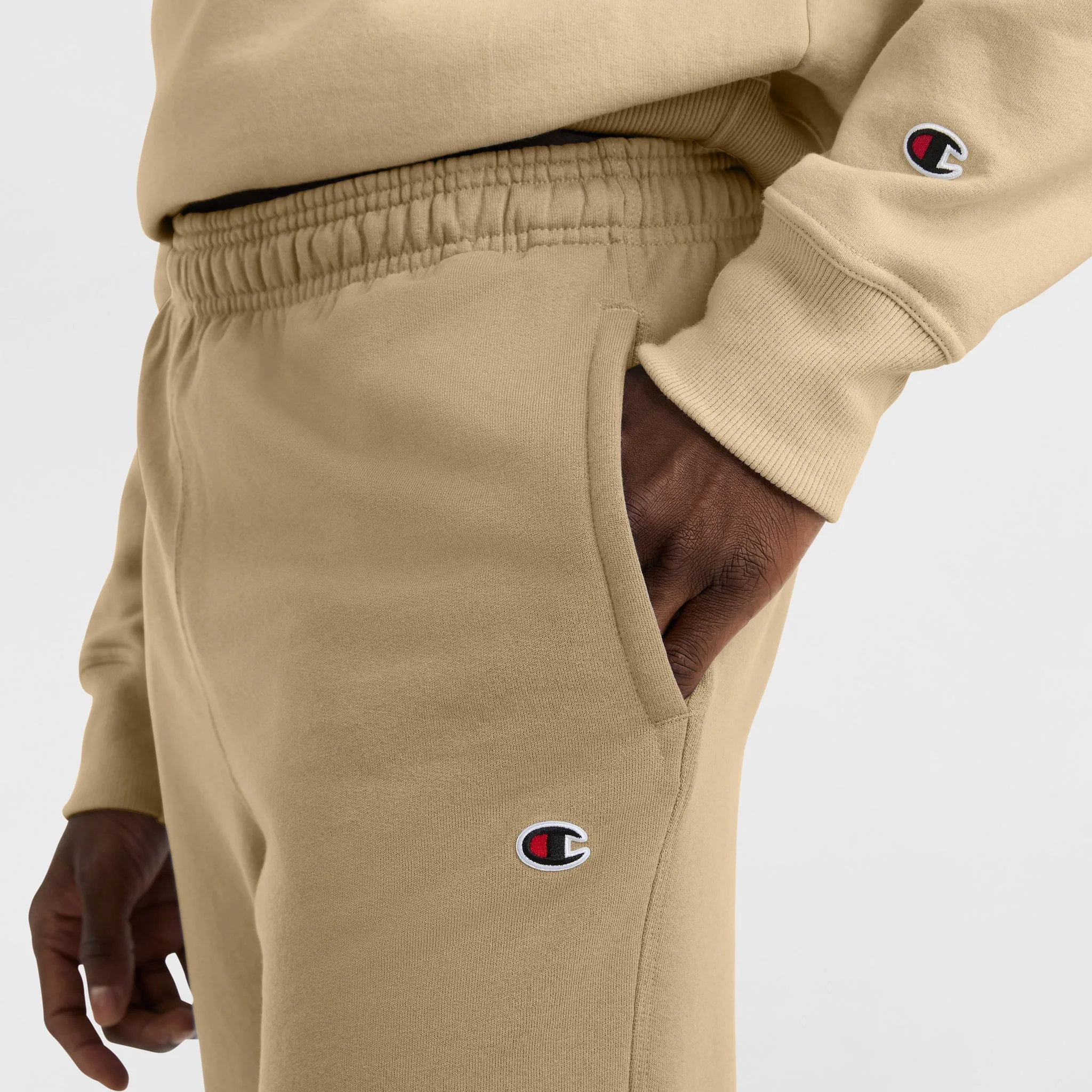 Powerblend Sweatpants, Relaxed Hem, C Logo Lounge & Leisure