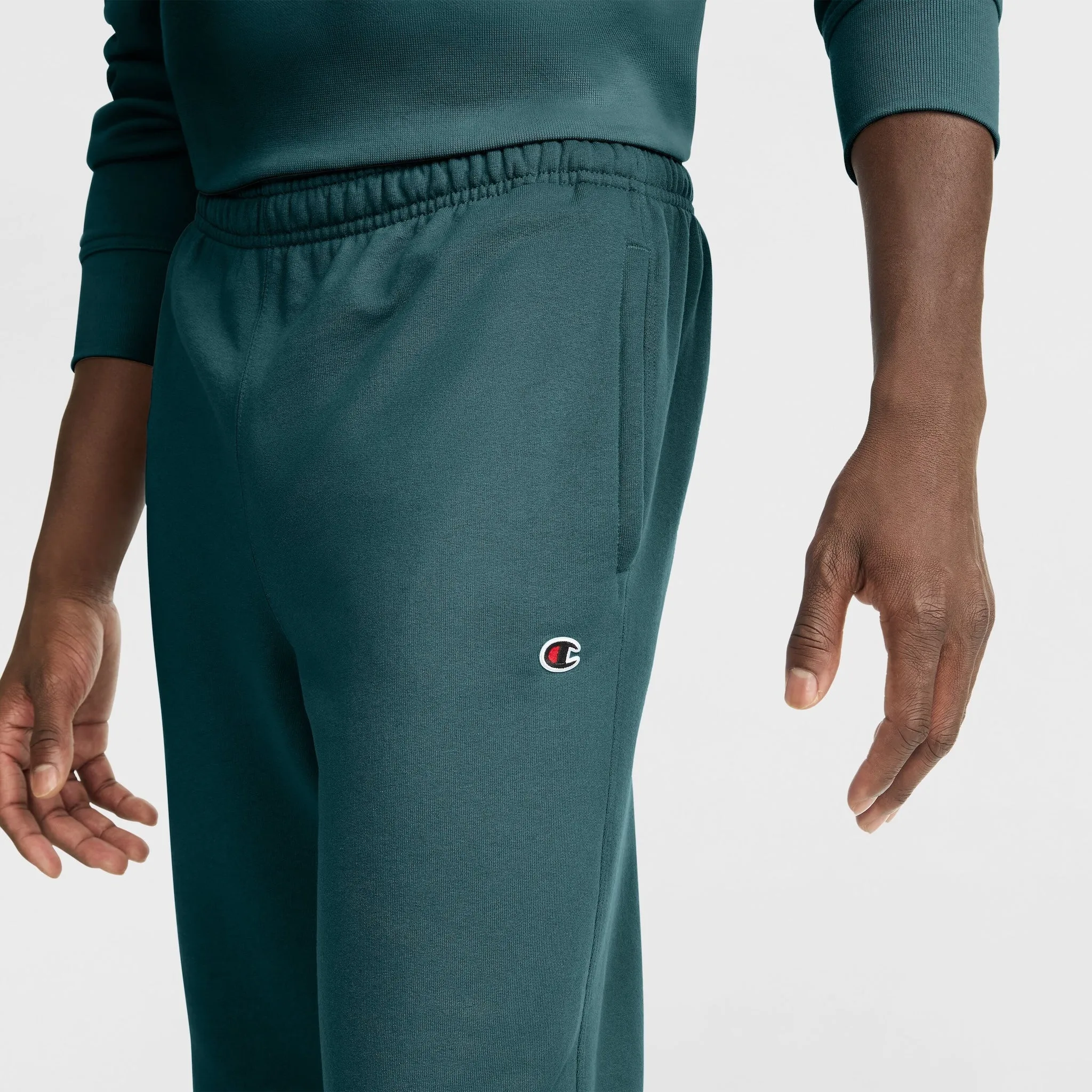 Powerblend Sweatpants, Relaxed Hem, C Logo Lounge & Leisure