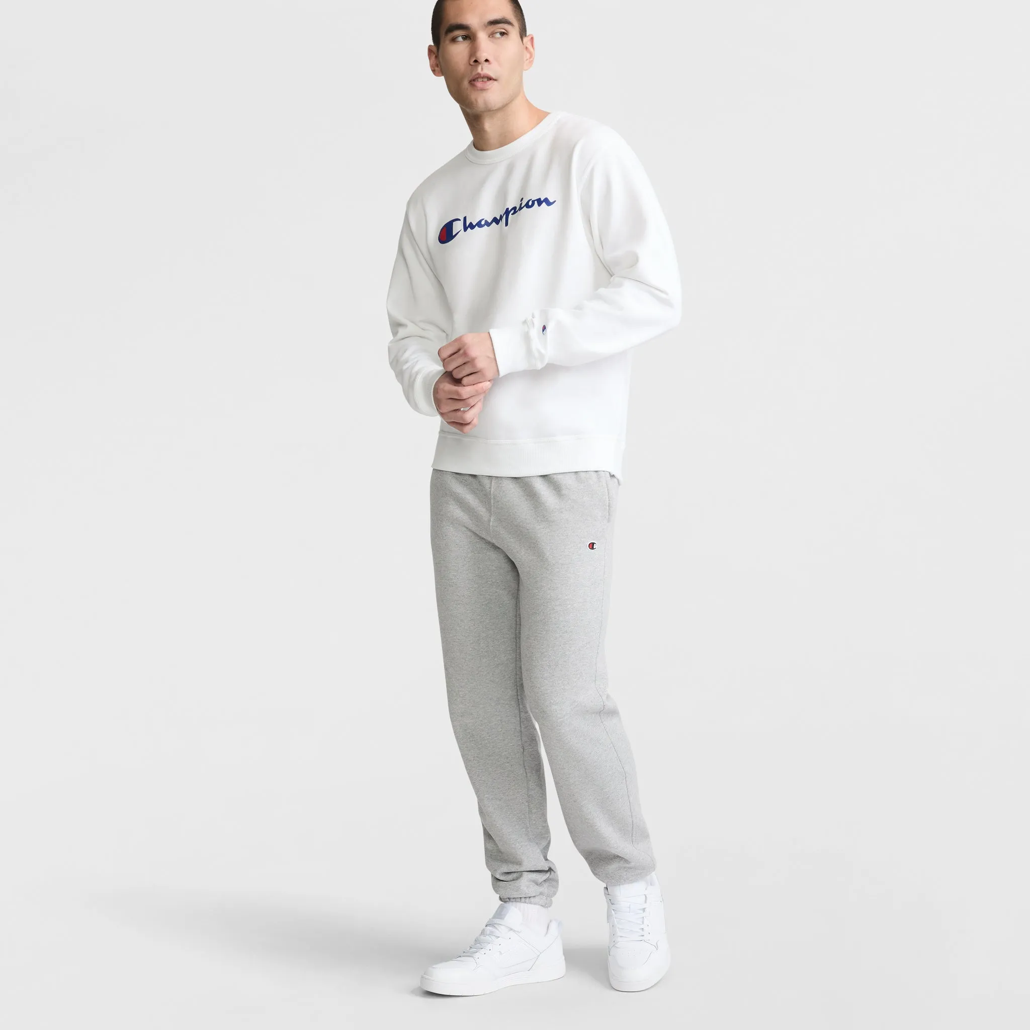 Powerblend Sweatpants, Relaxed Hem, C Logo Lounge & Leisure