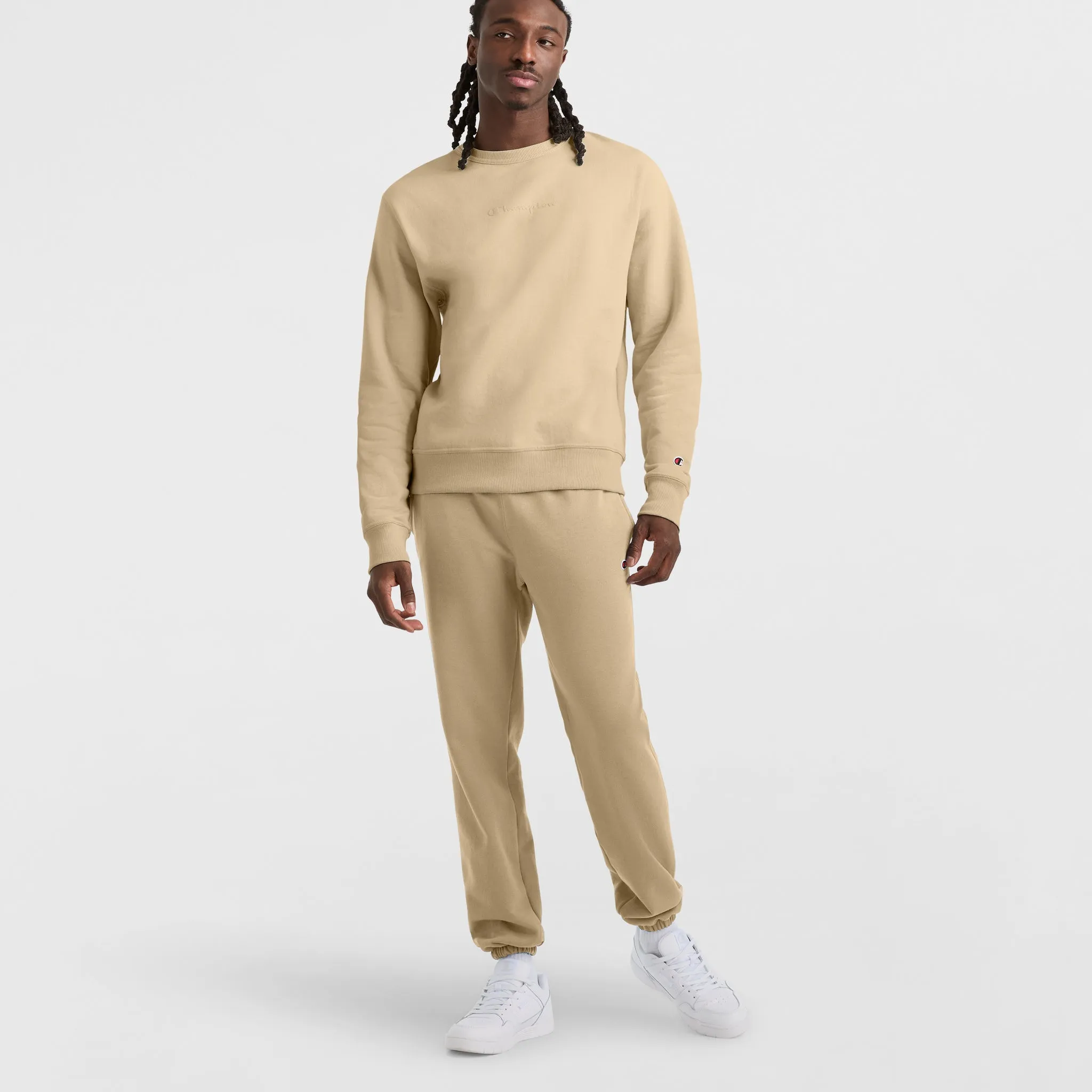 Powerblend Sweatpants, Relaxed Hem, C Logo Lounge & Leisure