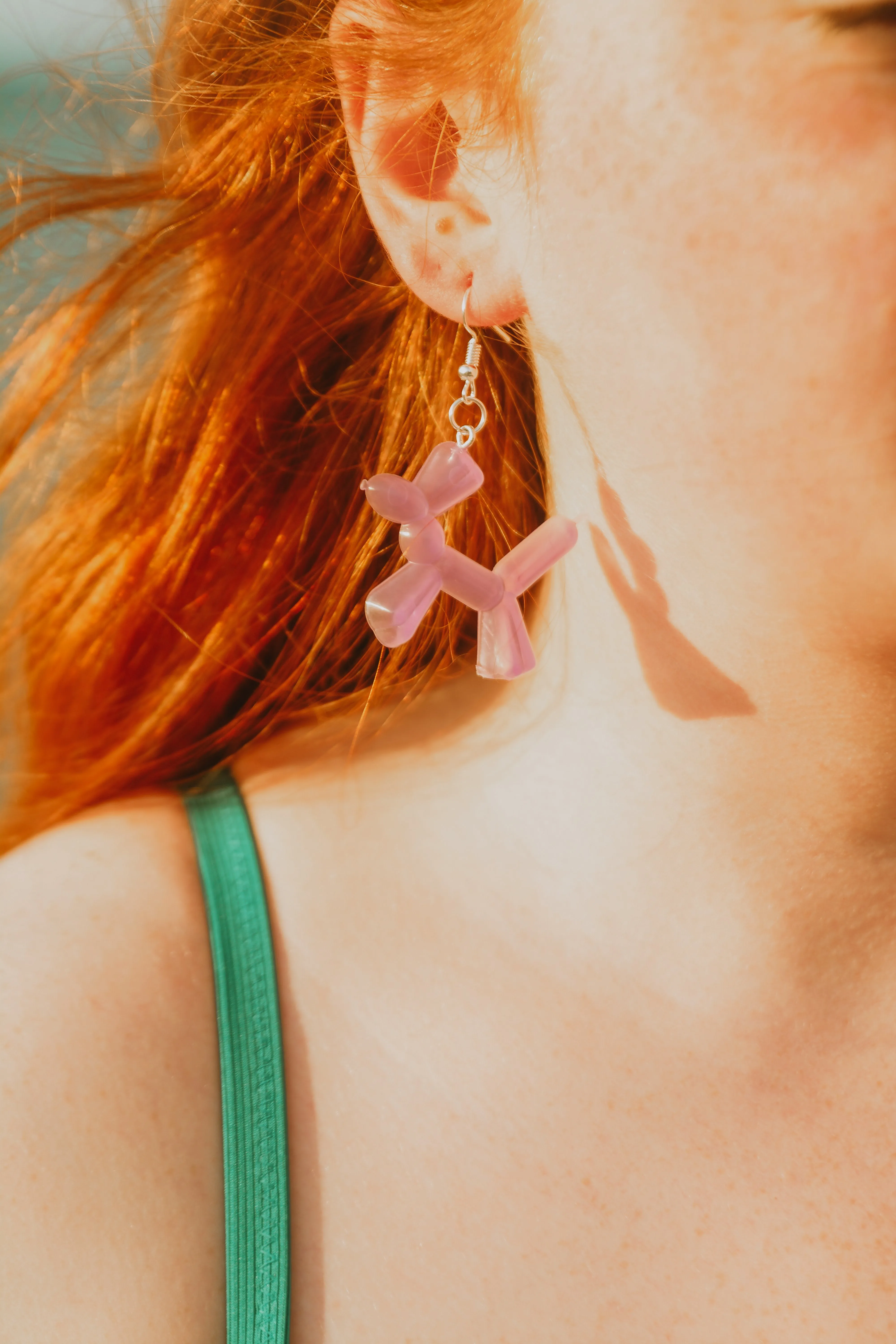 Purple Balloon Animal Earrings Everyday Chic