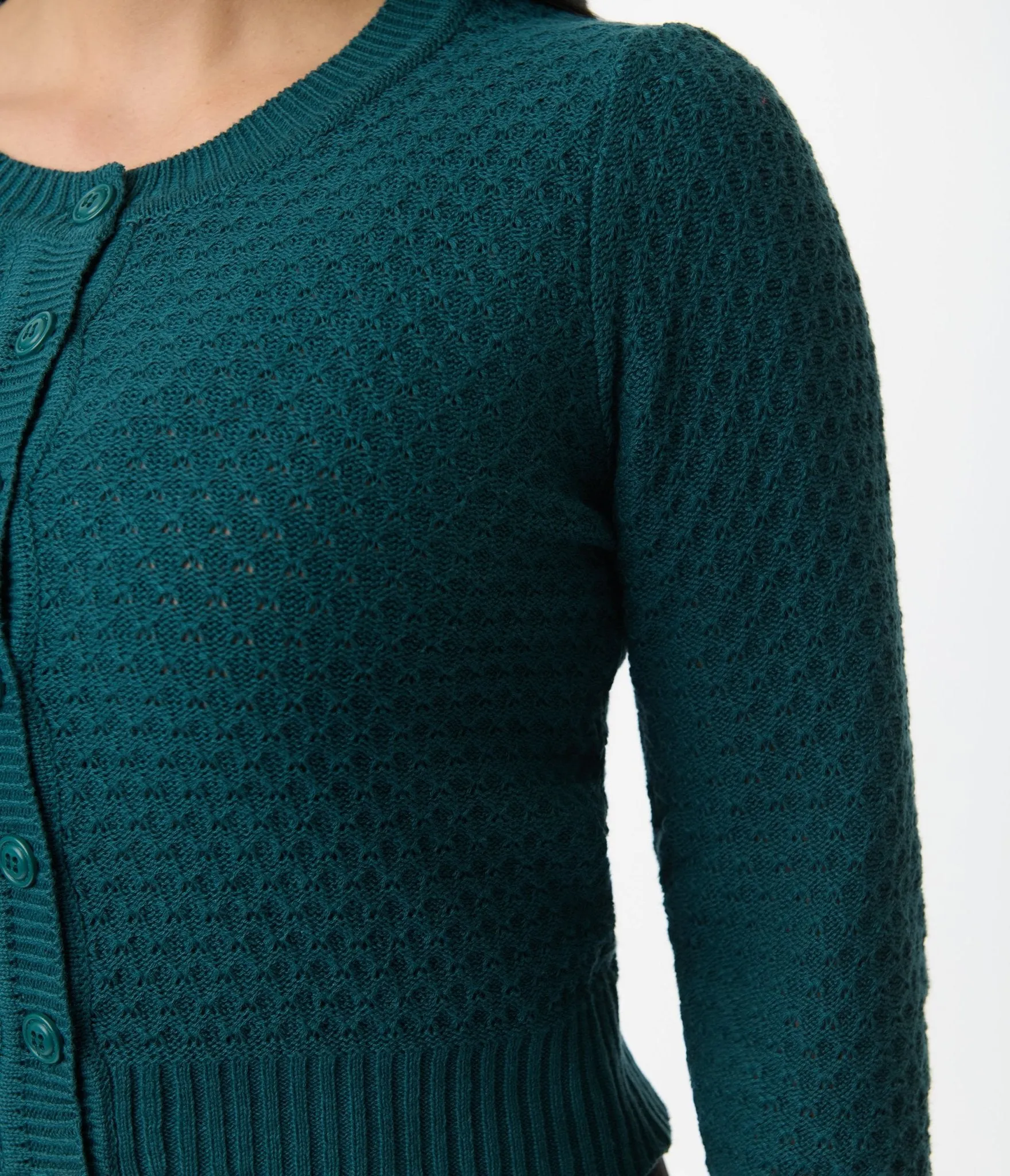 Retro Style Peacock Crochet Cardigan Easy Date Night