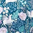 Retrolicious Blue Pegasus & Floral Flare Dress Casual Everyday Look