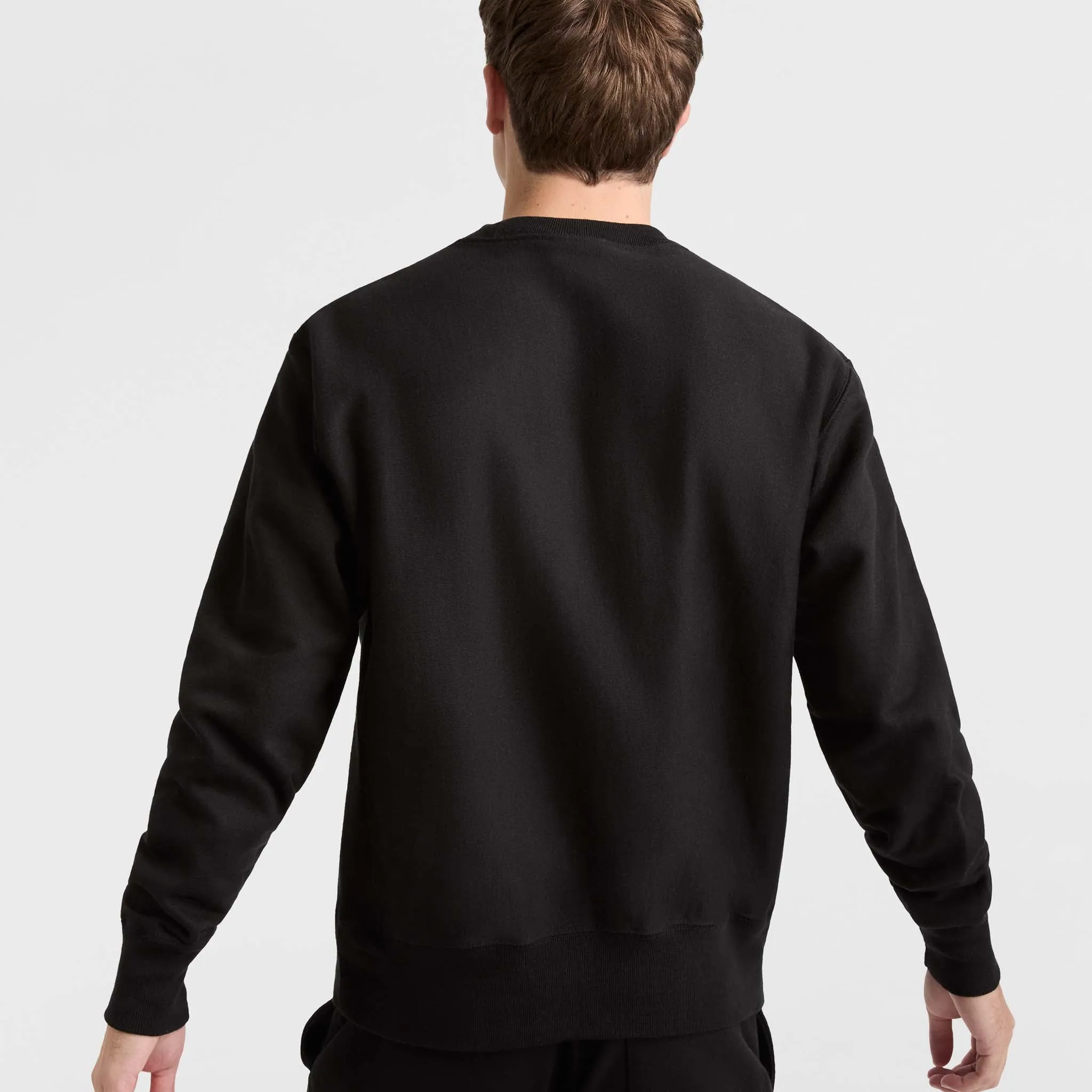 Reverse Weave Crewneck Sweatshirt, C Logo Urban Street Look