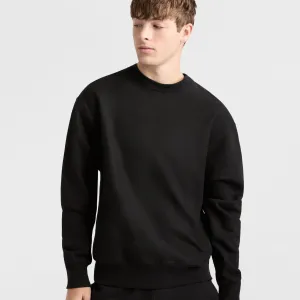 Reverse Weave Crewneck Sweatshirt Urban Street Look