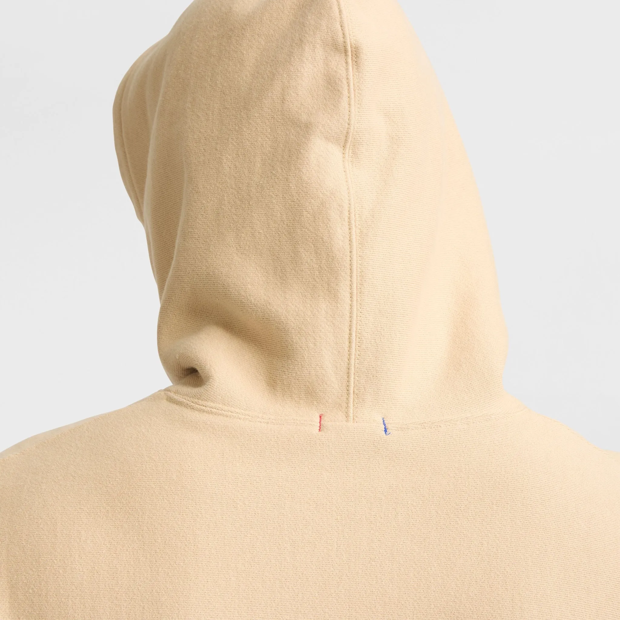 Reverse Weave Dropped Shoulder Hoodie Urban Street Look