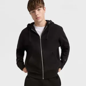 Reverse Weave Full-Zip Hoodie Urban Street Look