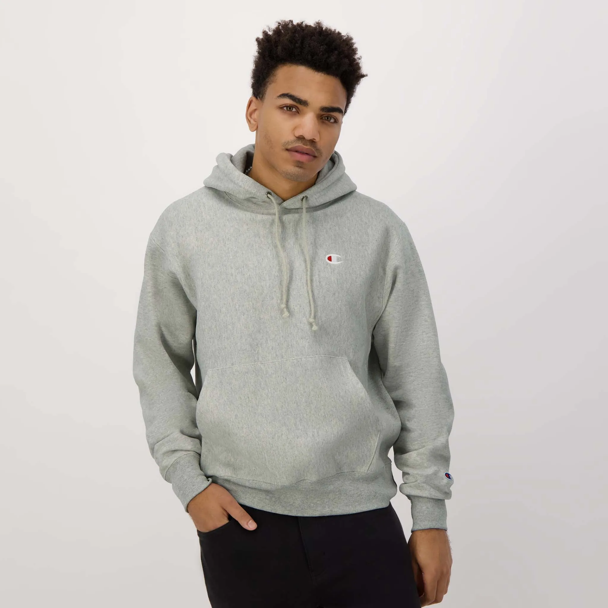 Reverse Weave Hoodie, C Logo Urban Street Look