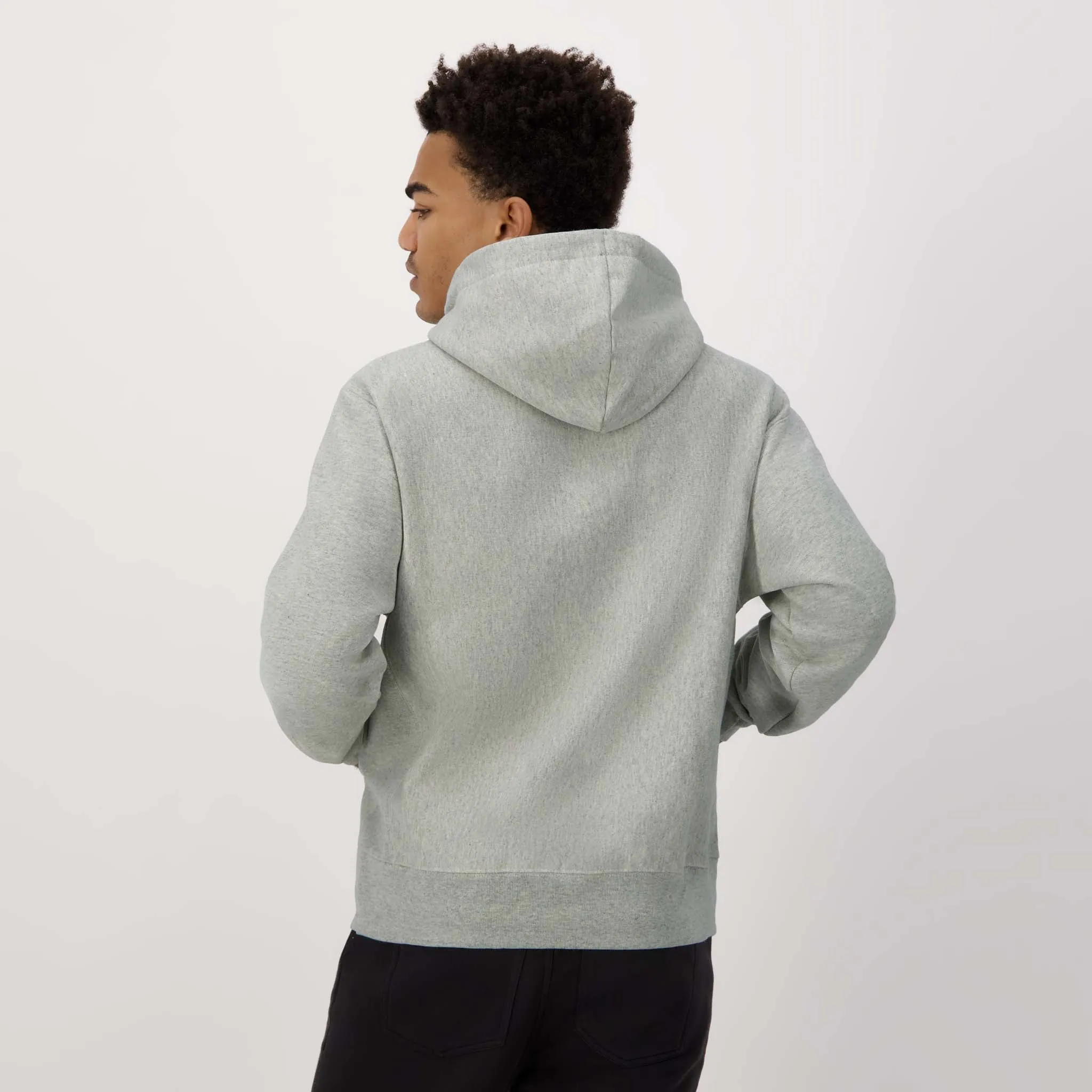 Reverse Weave Hoodie, C Logo Urban Street Look