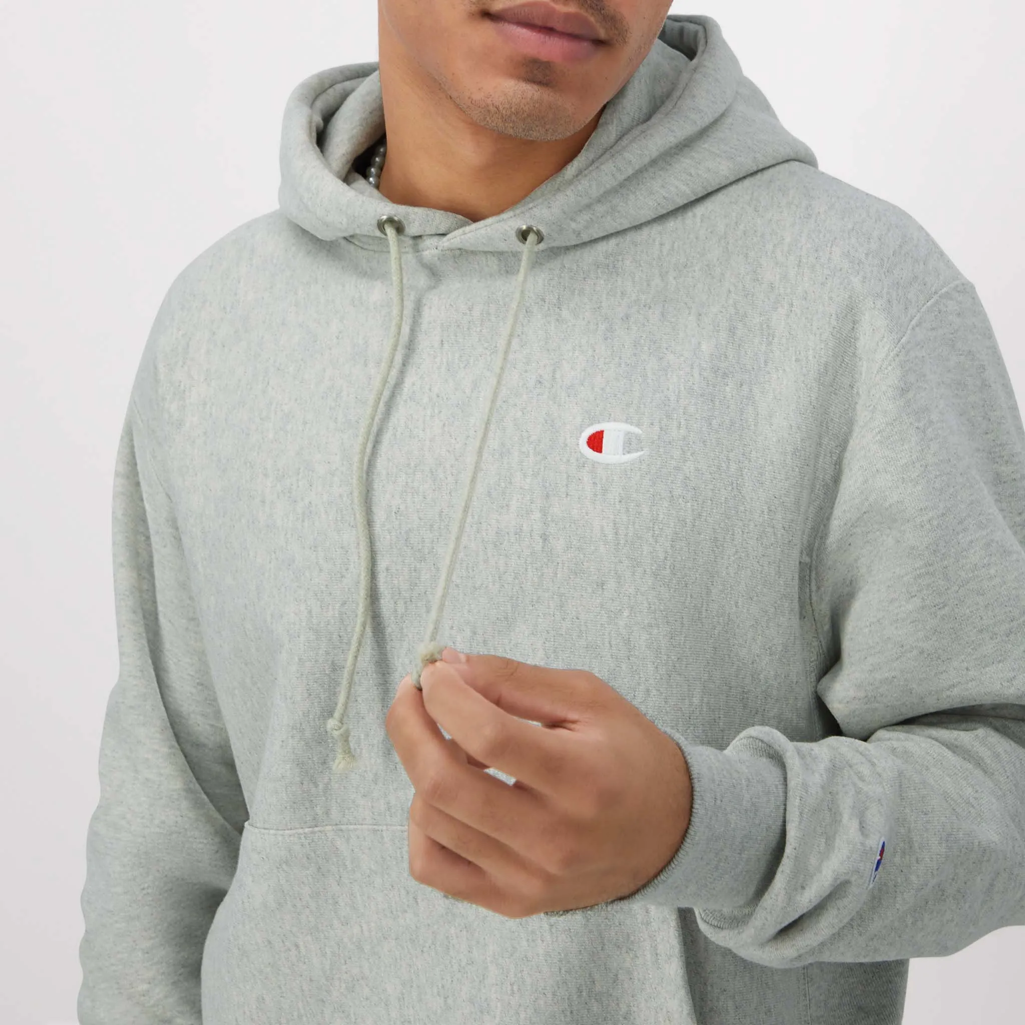 Reverse Weave Hoodie, C Logo Urban Street Look