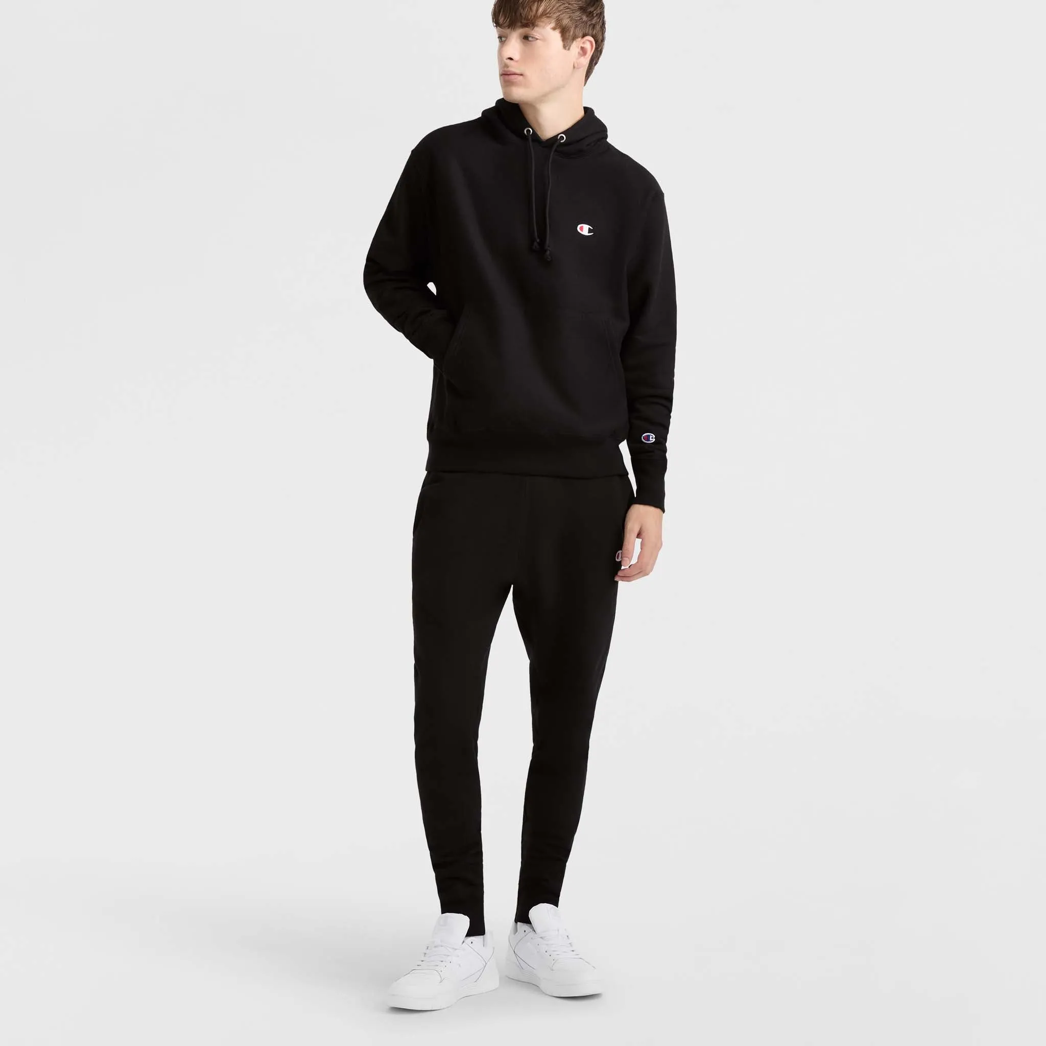 Reverse Weave Hoodie, C Logo Urban Street Look