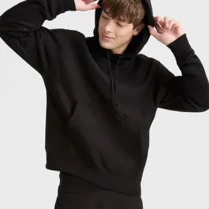 Reverse Weave Hoodie Urban Street Look