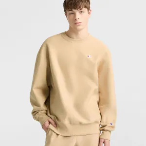 Reverse Weave Stadium Crewneck Sweatshirt, C Logo Urban Street Look