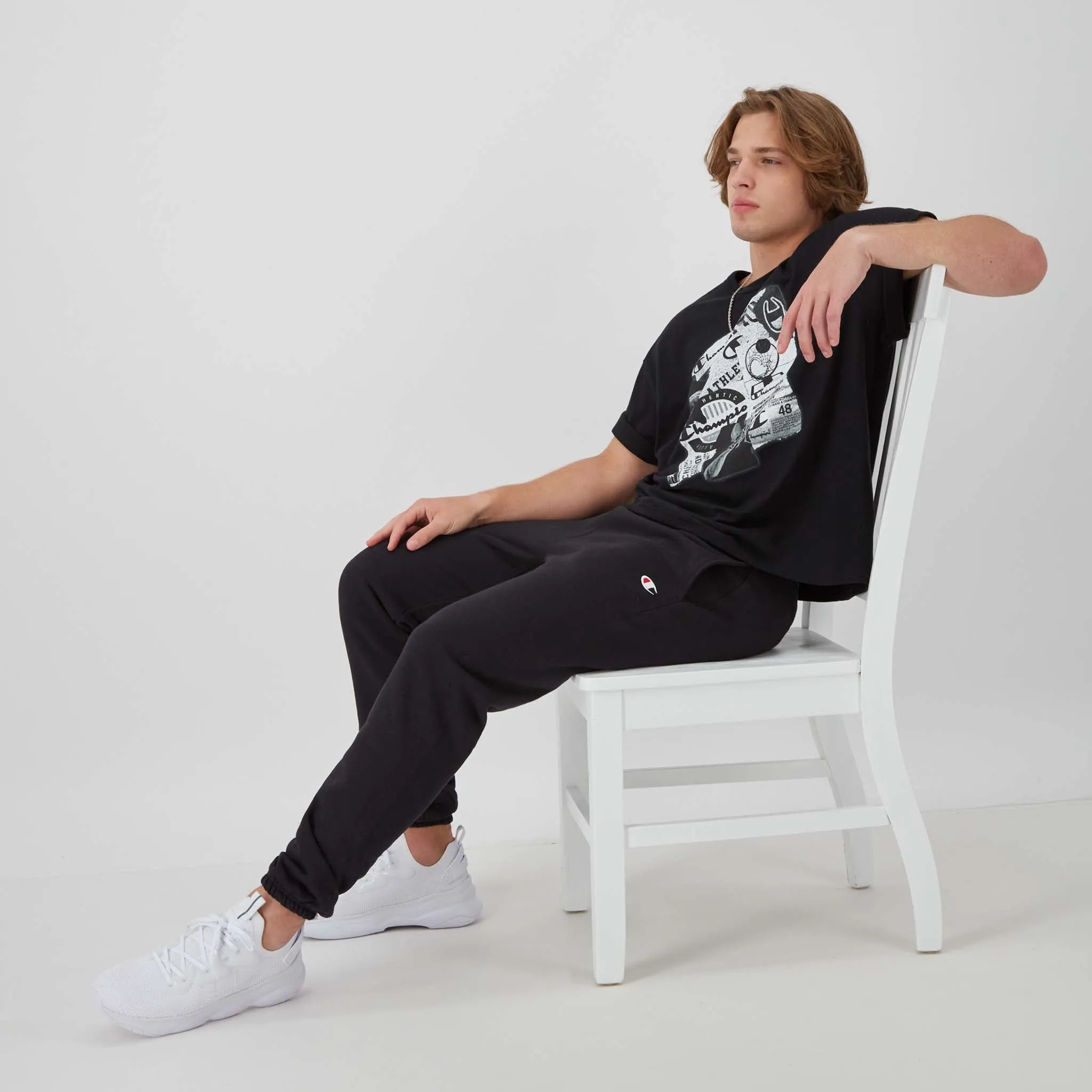 Reverse Weave Sweatpant, C Logo Work & Office Style