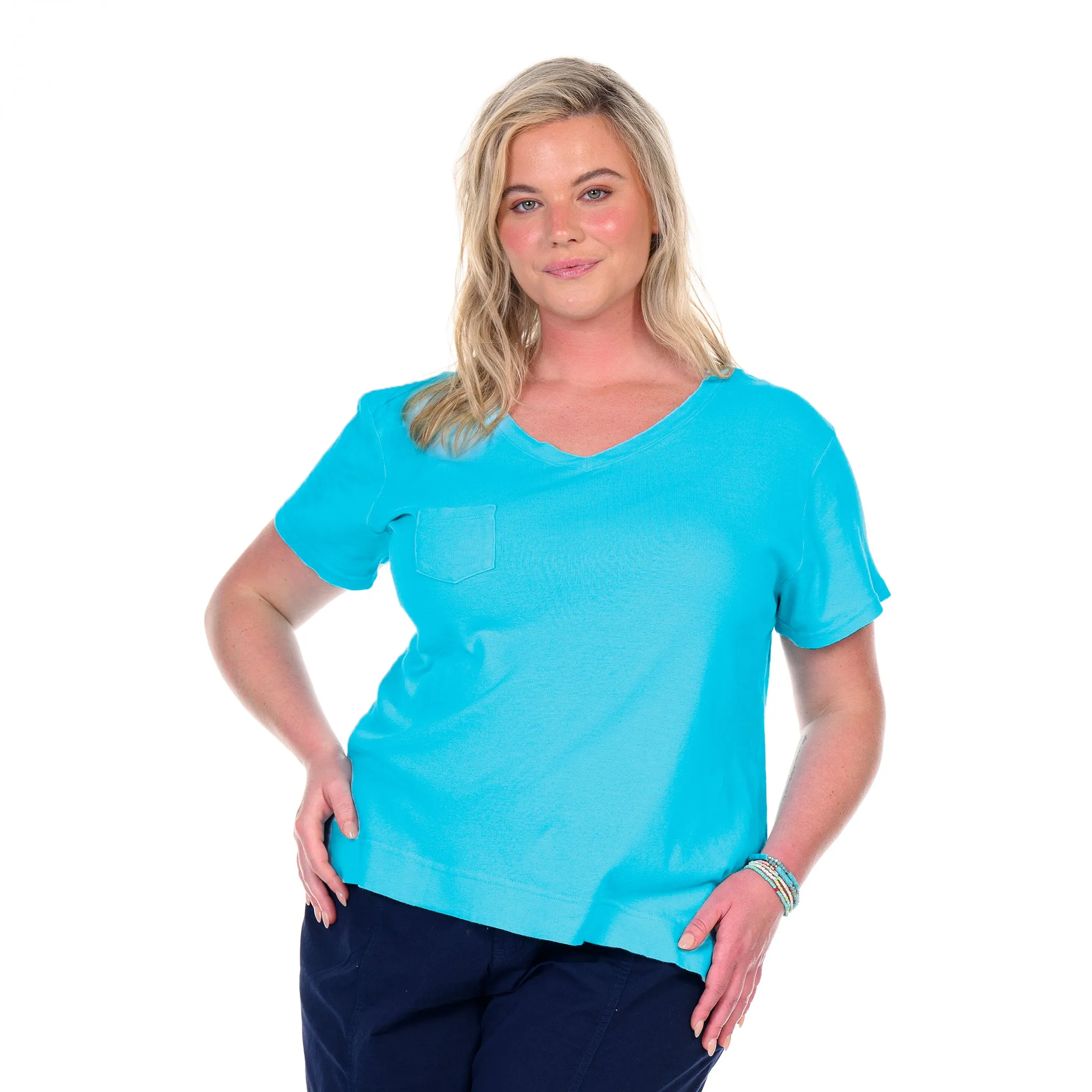 Ribbed Logo Fem T | Plus size Weekend Relaxed Look