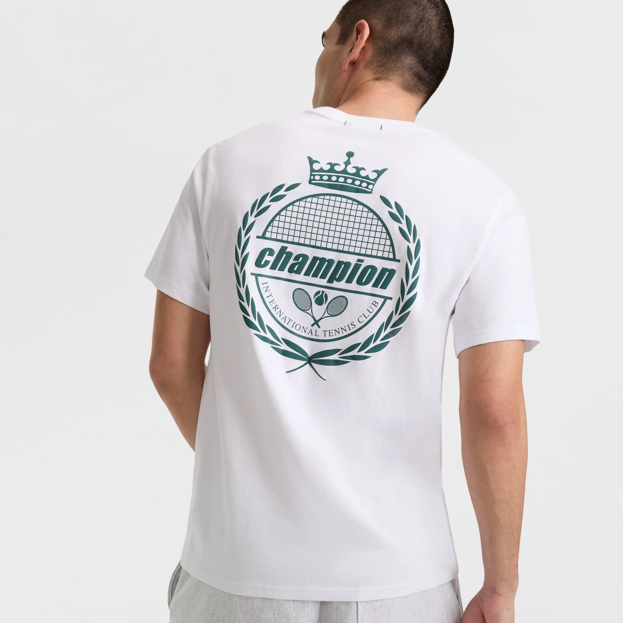 Rochester Short-Sleeve T-Shirt, Tennis Crest Urban Street Style
