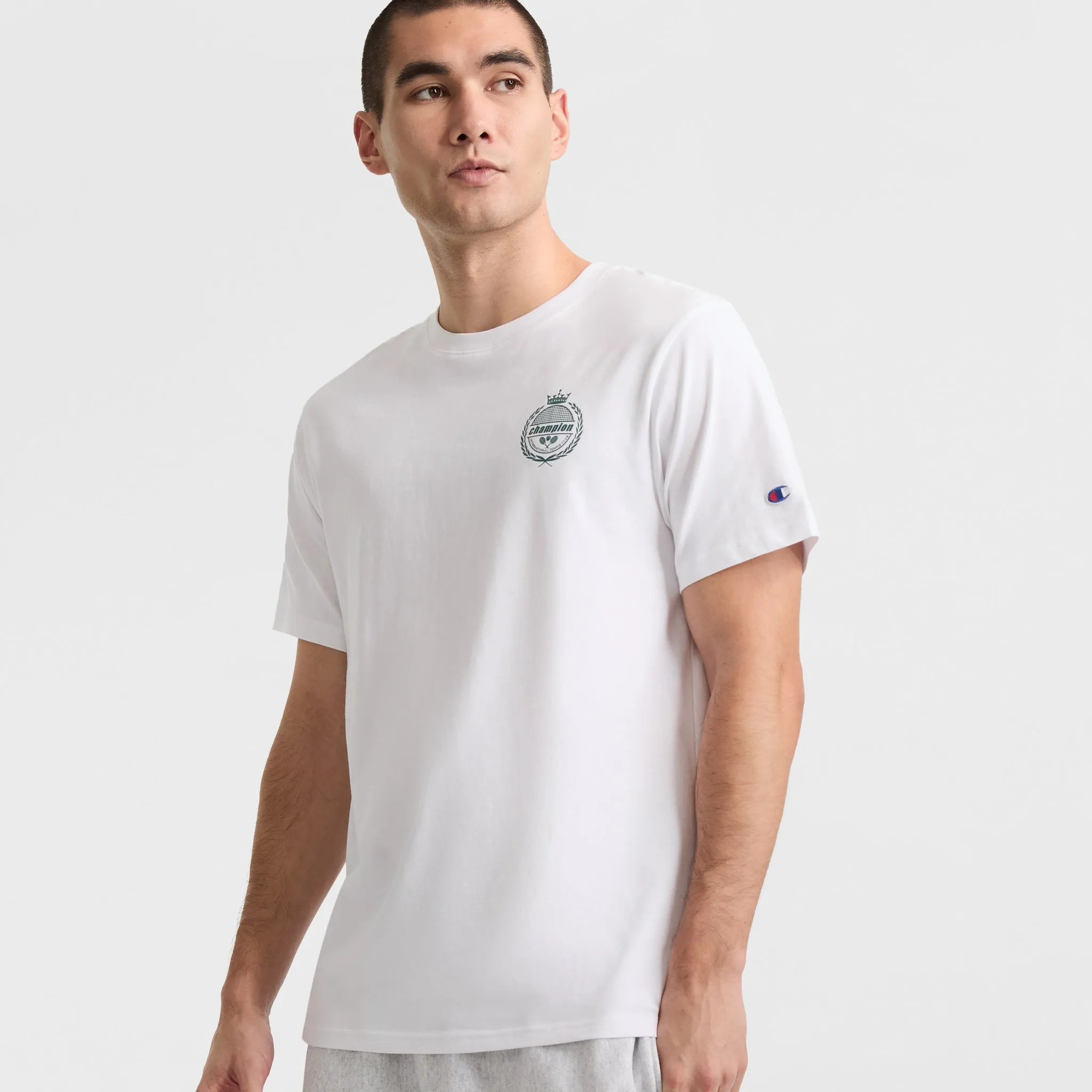 Rochester Short-Sleeve T-Shirt, Tennis Crest Urban Street Style