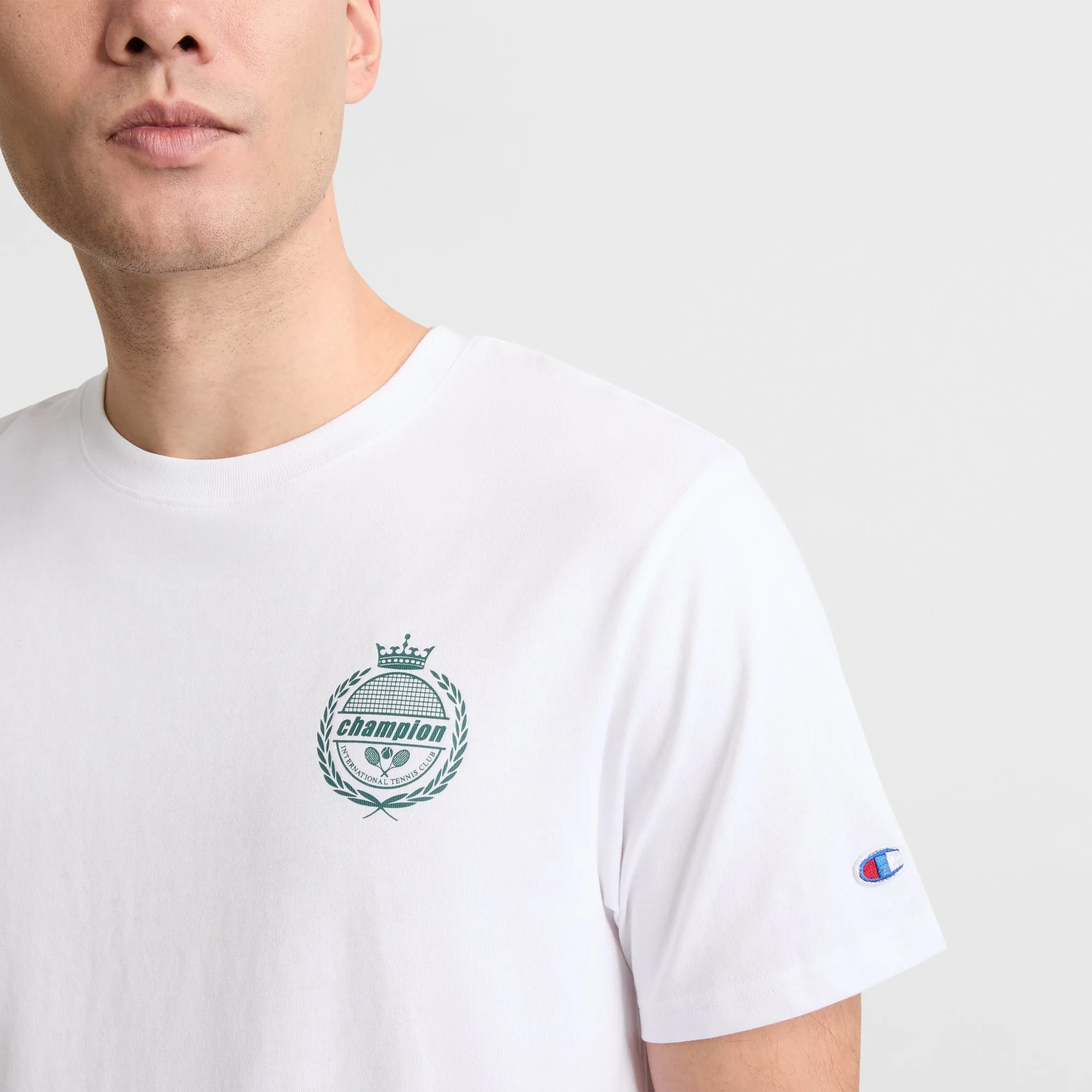 Rochester Short-Sleeve T-Shirt, Tennis Crest Urban Street Style
