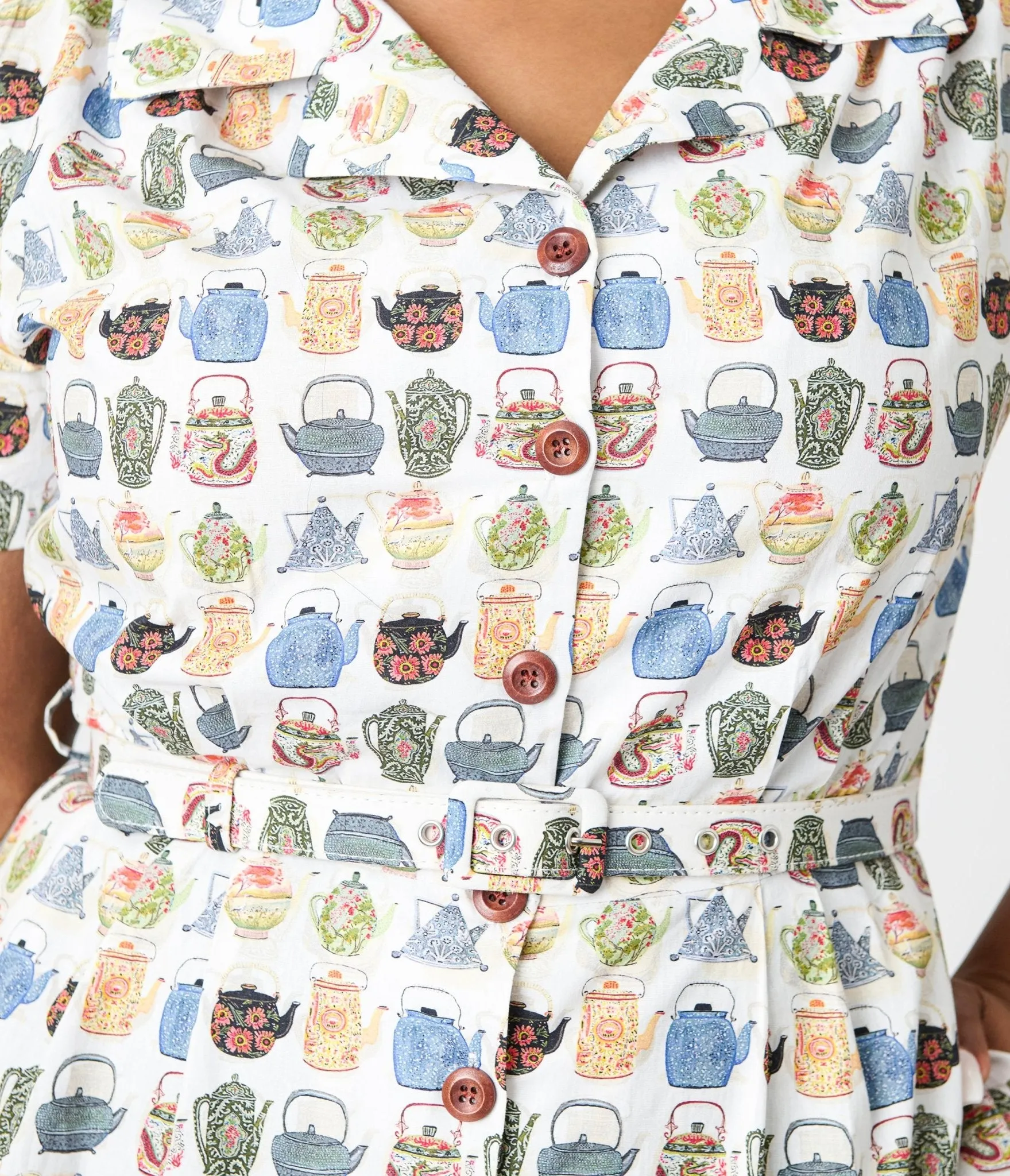 Royal Monk Plus Size Tea Time Kate Swing Dress Casual Everyday Look