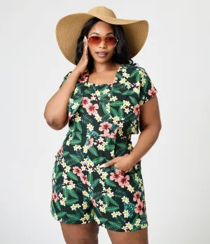 Royal Monk Plus Size Tropical Print Phoebe Bolero Easy Date Night